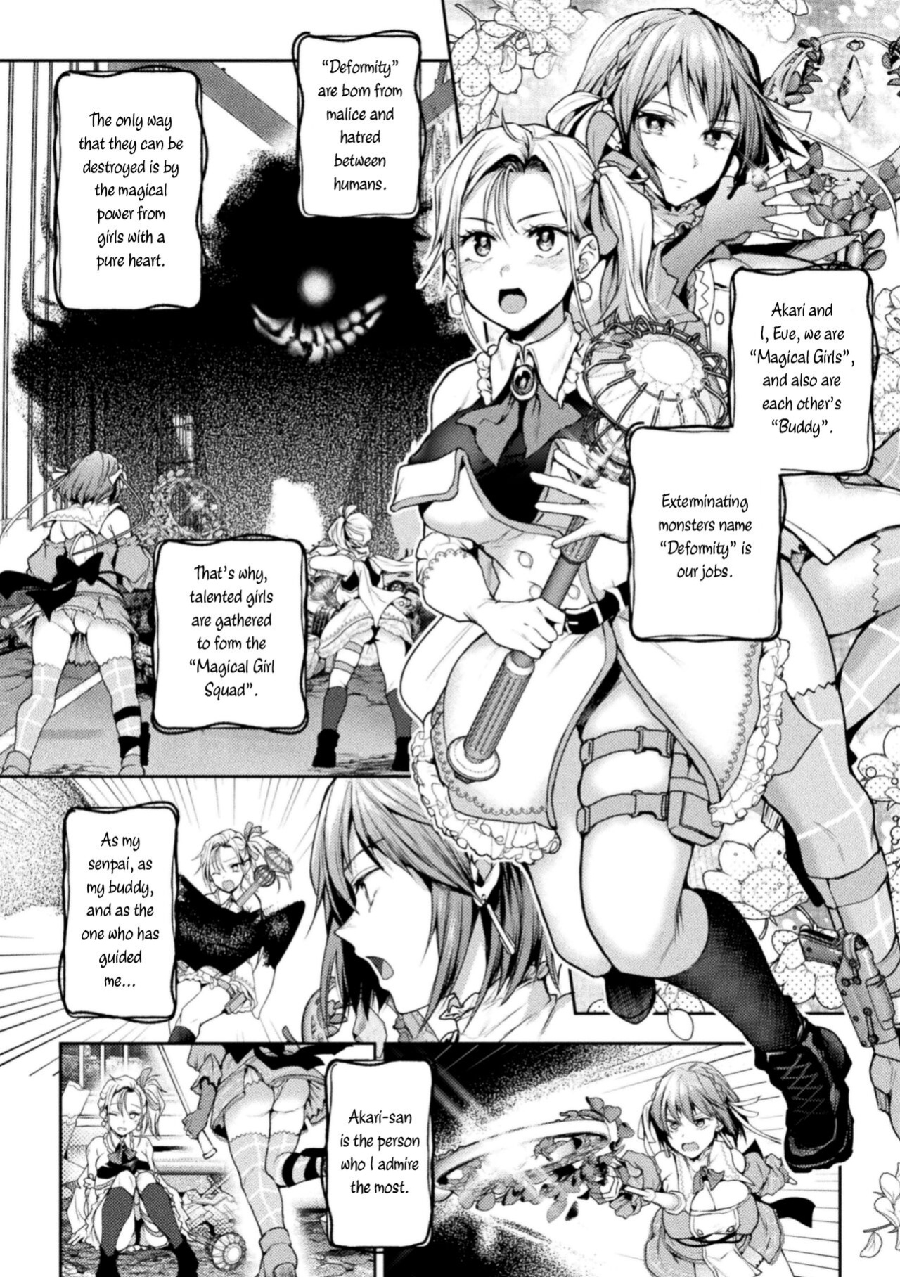[Nagashiro Rouge] Eigyou Mahou Shoujo ga Kiss Shitara Ch. 1 | When Magical Girls Kiss Chapter 1