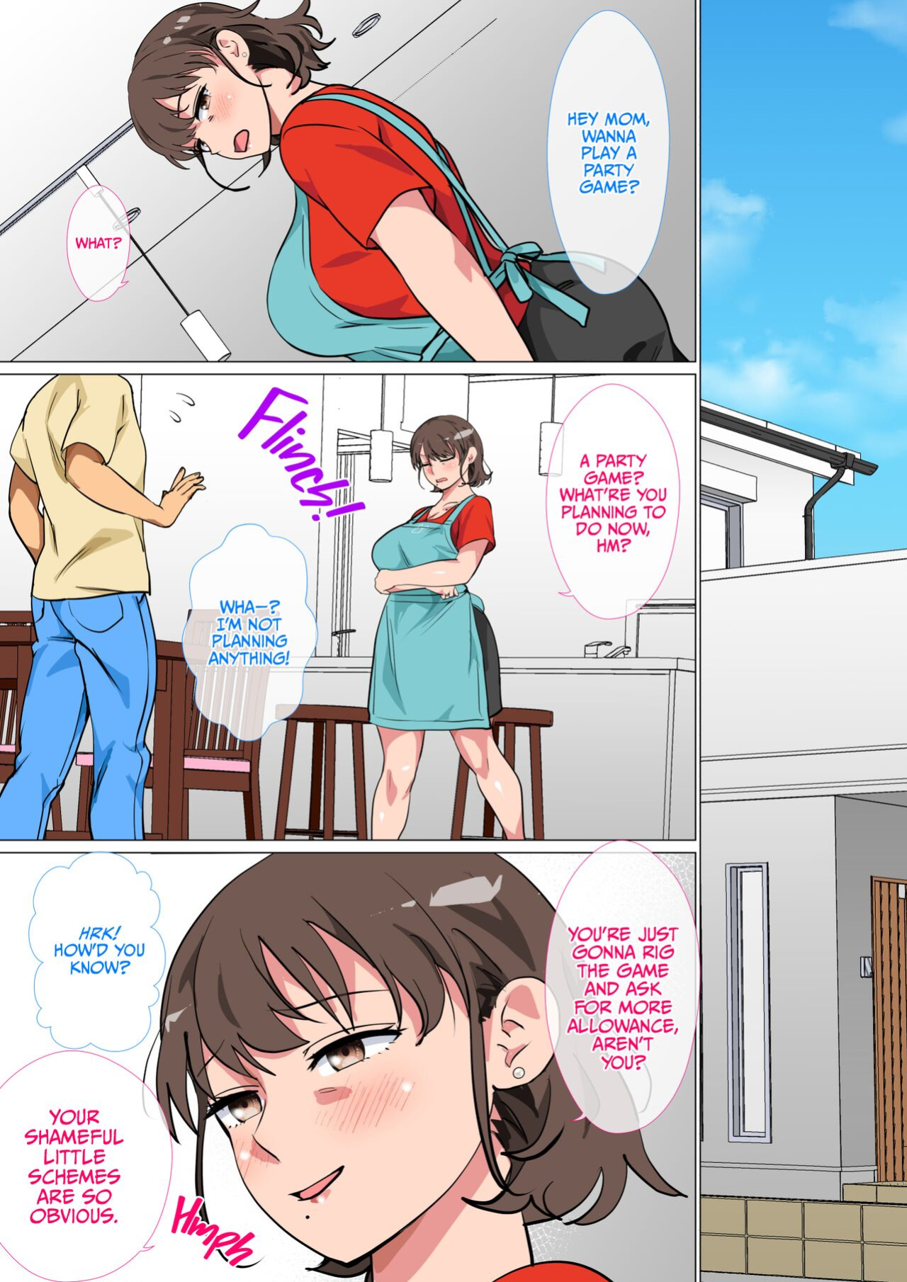 [Circle Spice] Ousama Game no Meirei de Haha to Sex Shita Hanashi | I Ordered My Mom to Have Sex with Me in King's Game {korafu}