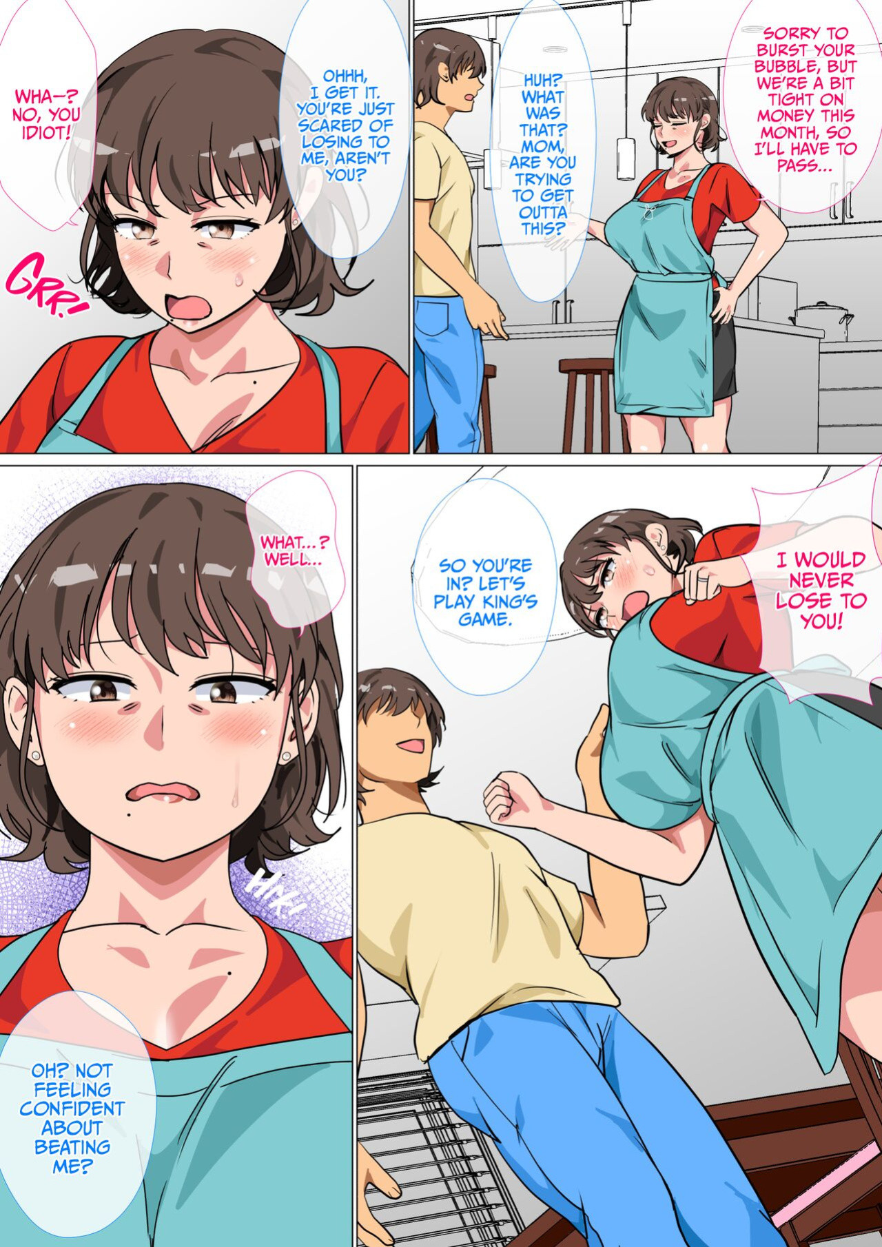 [Circle Spice] Ousama Game no Meirei de Haha to Sex Shita Hanashi | I Ordered My Mom to Have Sex with Me in King's Game {korafu}