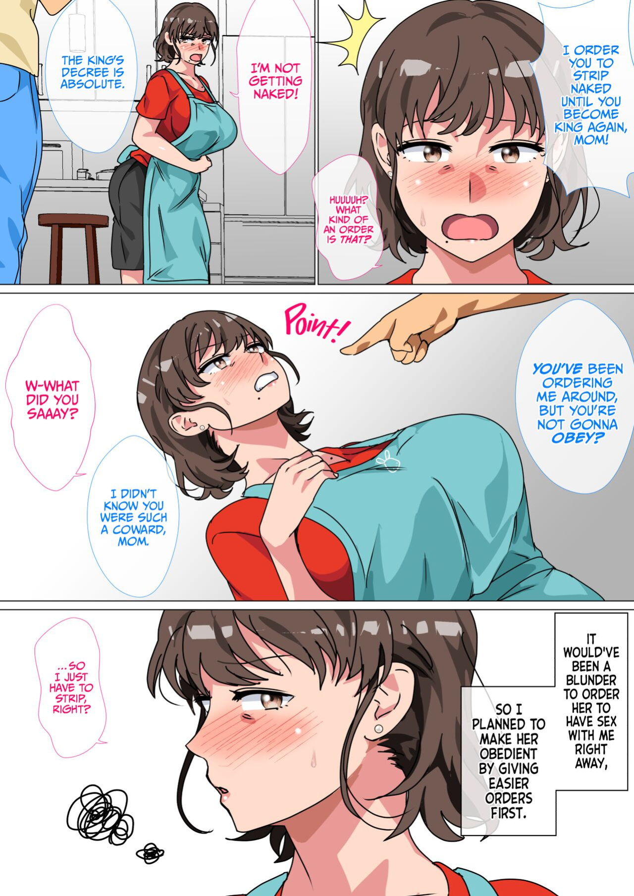 [Circle Spice] Ousama Game no Meirei de Haha to Sex Shita Hanashi | I Ordered My Mom to Have Sex with Me in King's Game {korafu}