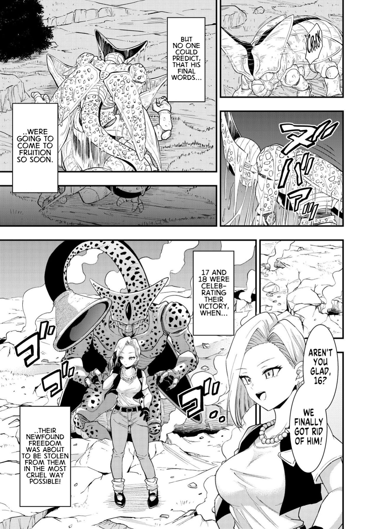 [Ameiro Biscuit (Susuki Yasumine)] Cell no Esa ~Futanari Hen~ | Cell's Feed ~Futanari~ (Dragon Ball Z) [MegaFagget]