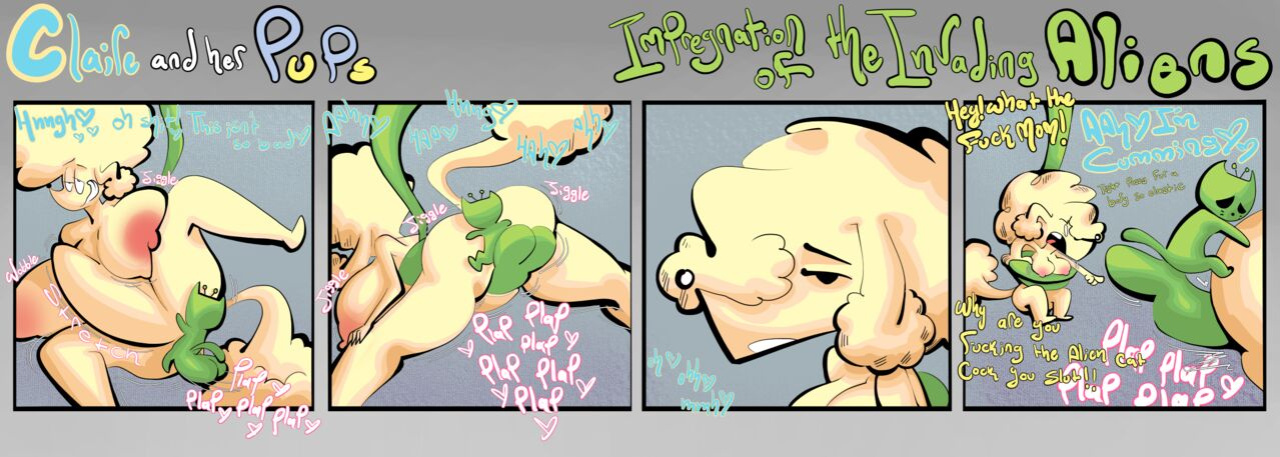 [BootlegJones] Claire and her Pups: Impregnation of the invading aliens