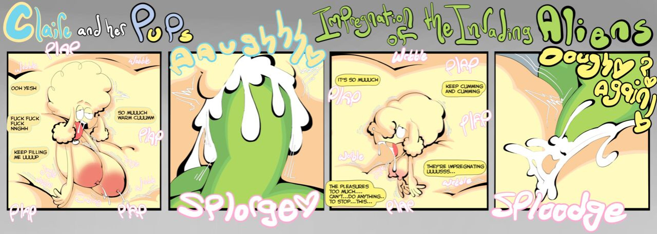 [BootlegJones] Claire and her Pups: Impregnation of the invading aliens