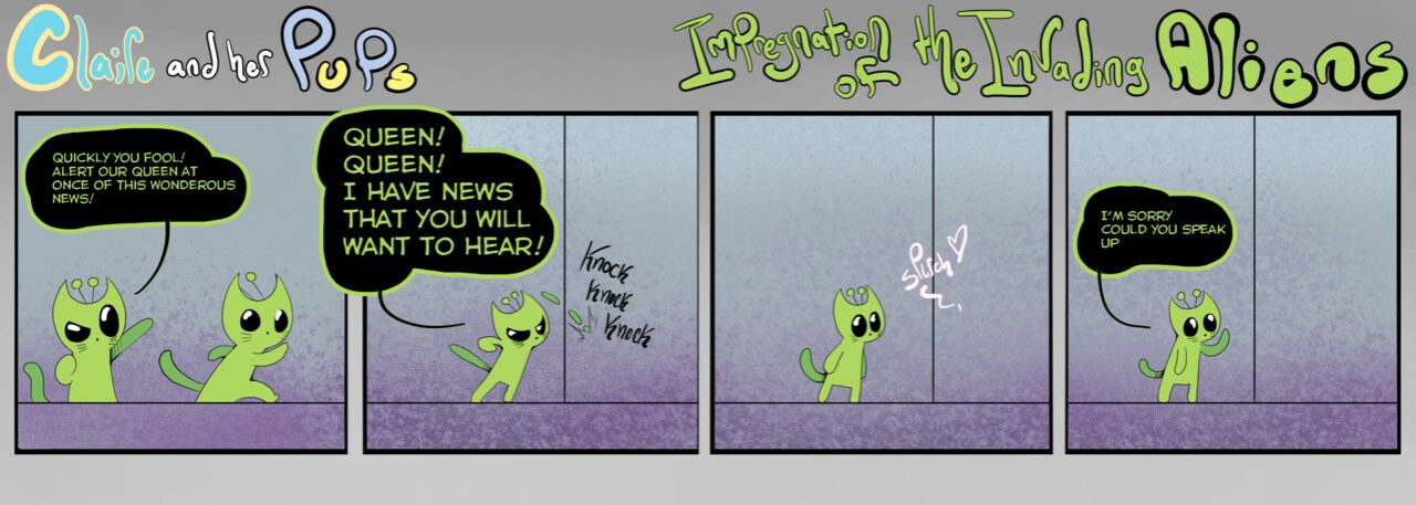 [BootlegJones] Claire and her Pups: Impregnation of the invading aliens