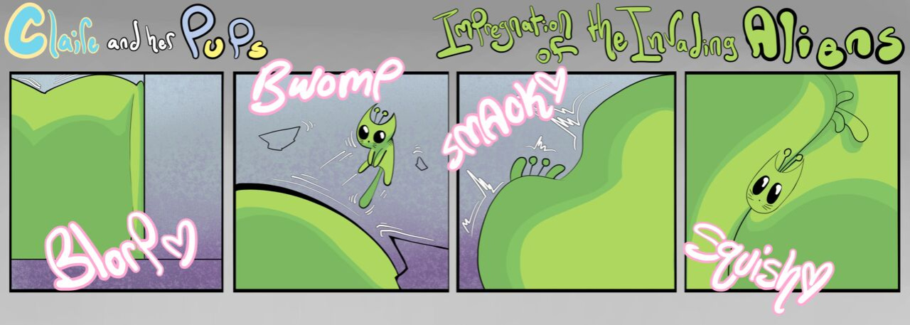 [BootlegJones] Claire and her Pups: Impregnation of the invading aliens