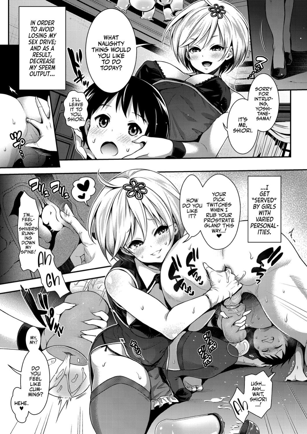 [Hachigo] Harem Maid no Damedame Ecchi | Kinky Sex with My Maid Harem [Team Rabu2]
