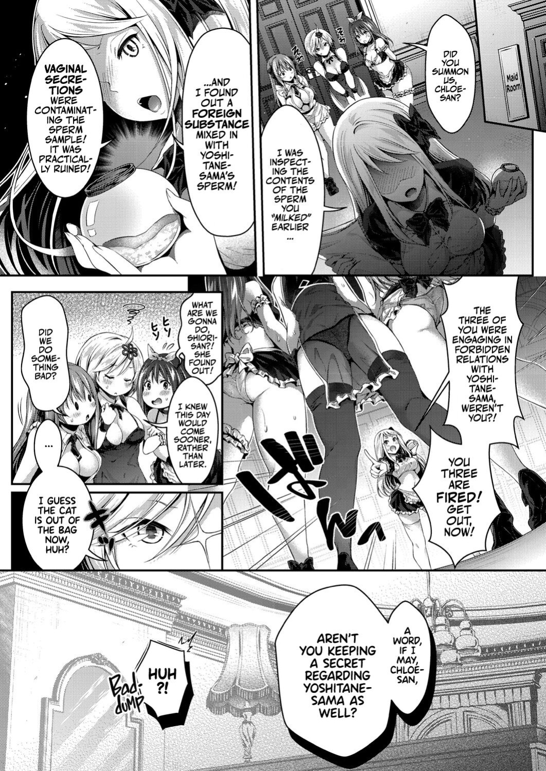[Hachigo] Harem Maid no Damedame Ecchi | Kinky Sex with My Maid Harem [Team Rabu2]