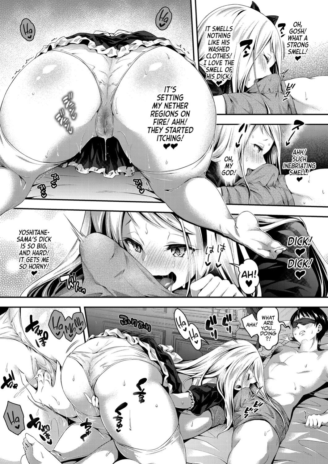 [Hachigo] Harem Maid no Damedame Ecchi | Kinky Sex with My Maid Harem [Team Rabu2]