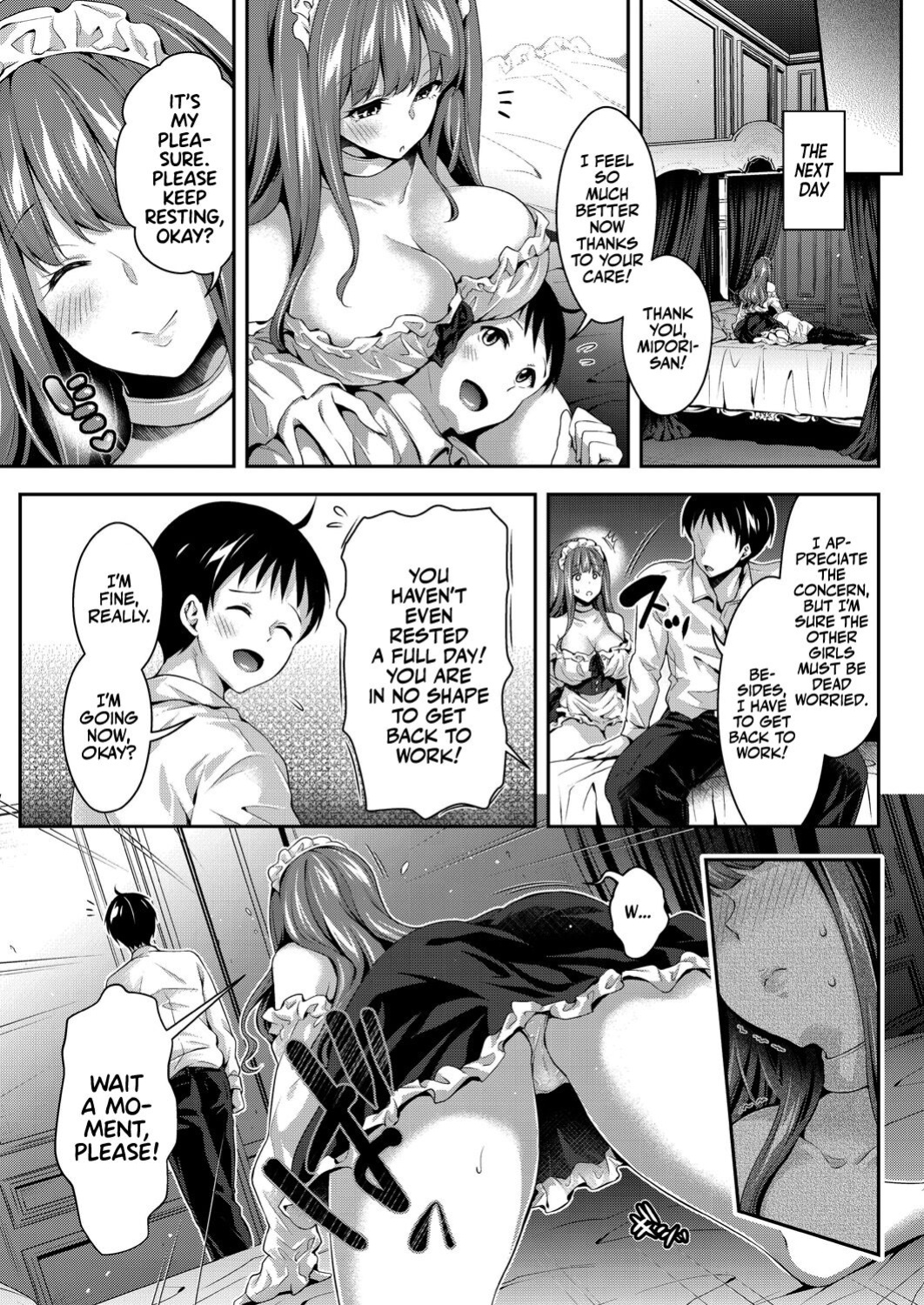 [Hachigo] Harem Maid no Damedame Ecchi | Kinky Sex with My Maid Harem [Team Rabu2]