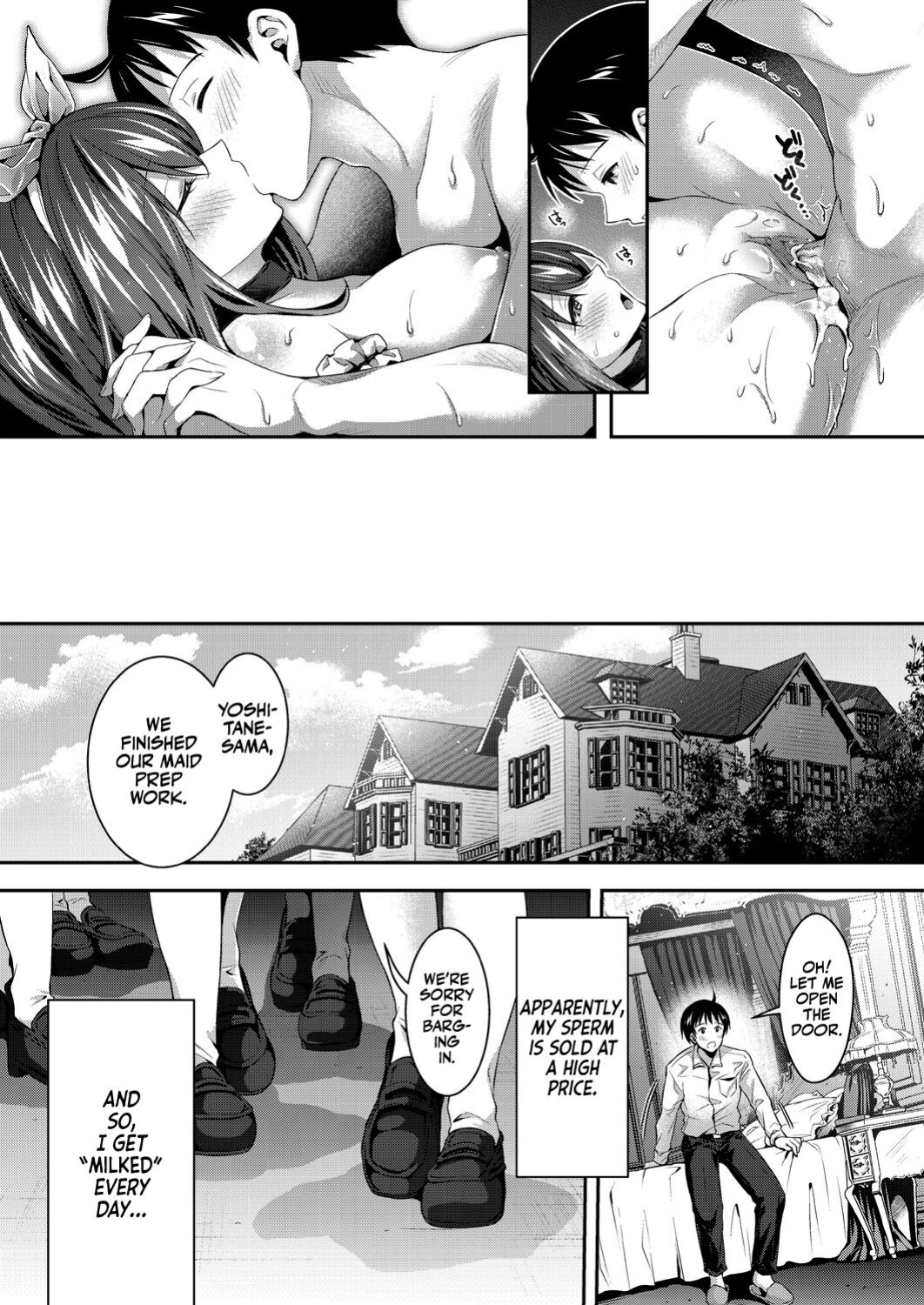 [Hachigo] Harem Maid no Damedame Ecchi | Kinky Sex with My Maid Harem [Team Rabu2]