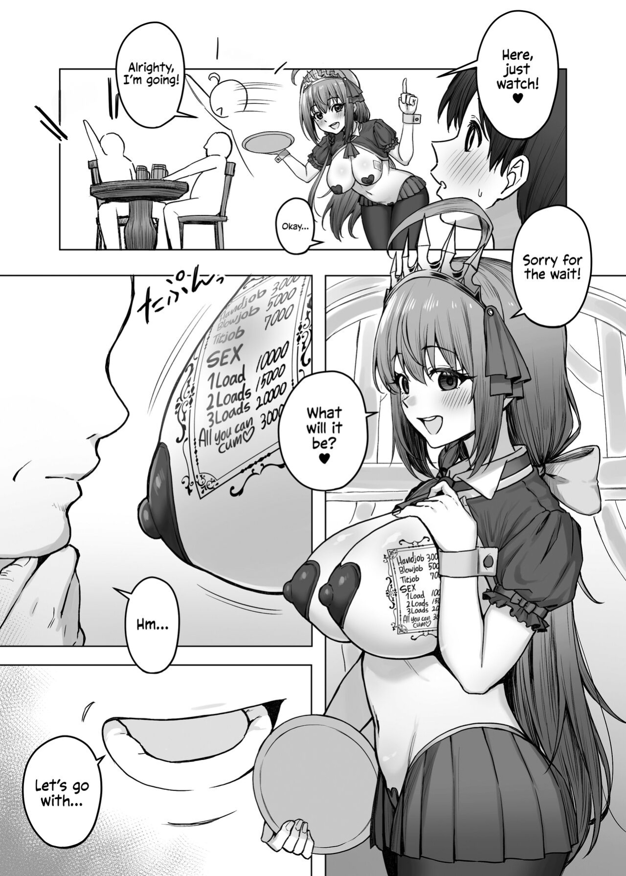 [Shuuen no Ma (Period)] Pecorine no Beit-saki ni wa Ura Menu ga Arurashii | Pecorine's Job Has a Secret Menu (Princess Connect! Re:Dive) [Shiromaru]