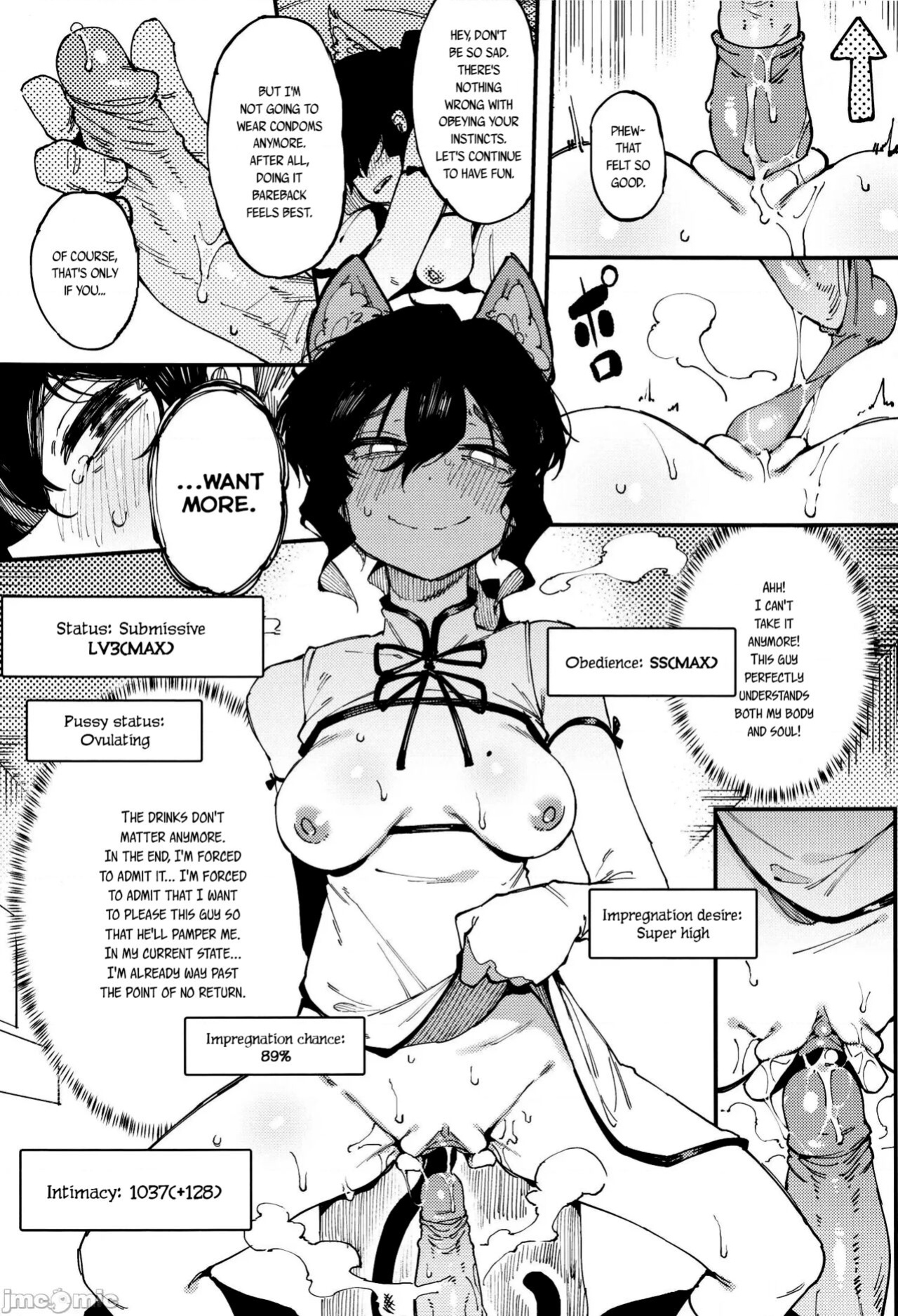 [Hoshoku Shoujo (Karasu Chan)] Nyuusan Shoujo I+II | Lactic Girl I+II