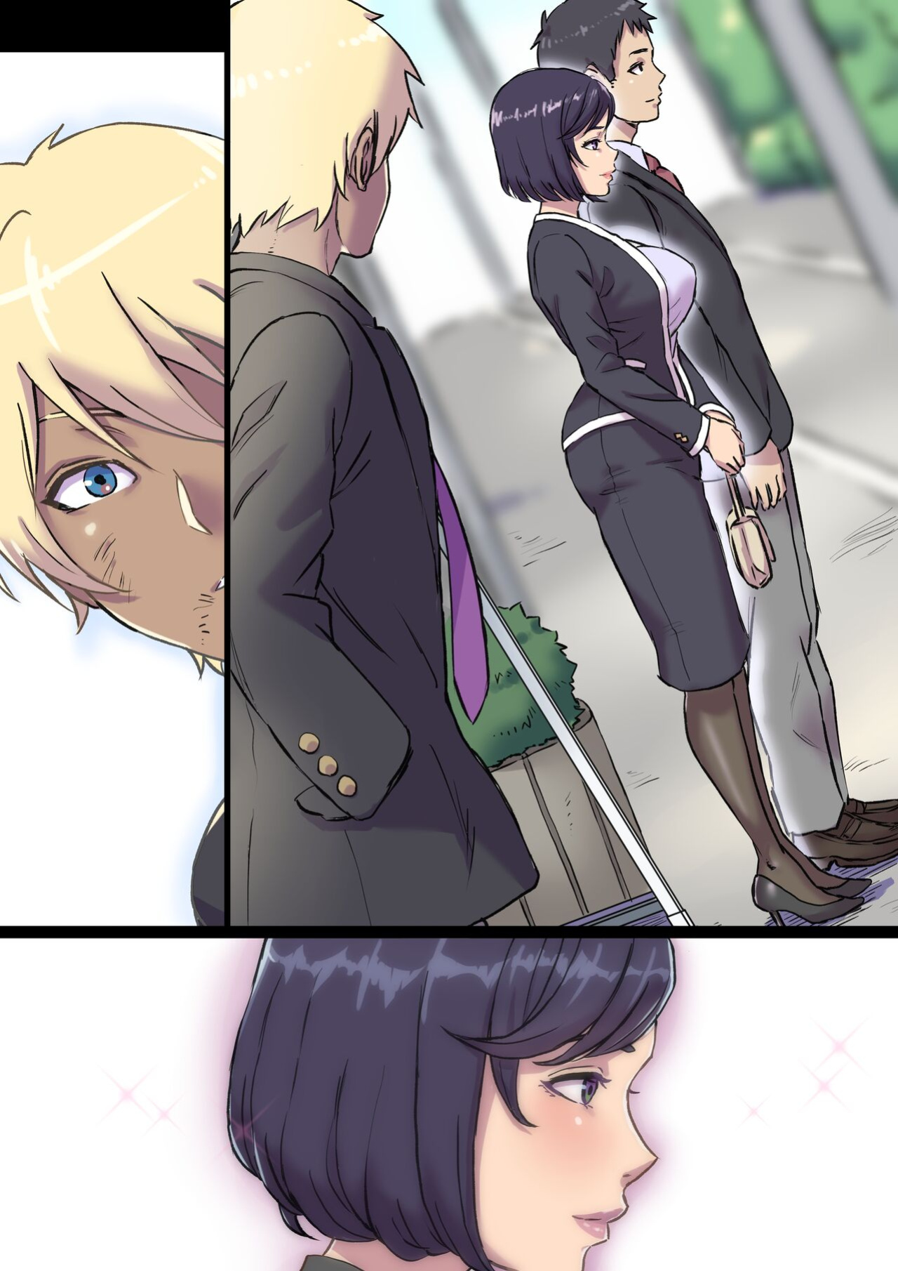 [Papuka (Shibire Hitsuji)] Zoku Tonari no Bed de Netorareru Kangoshi Jukubo / The MILF Nurse Cuckolded Gets Taken Away In The Bed Next To Mine - Continuation