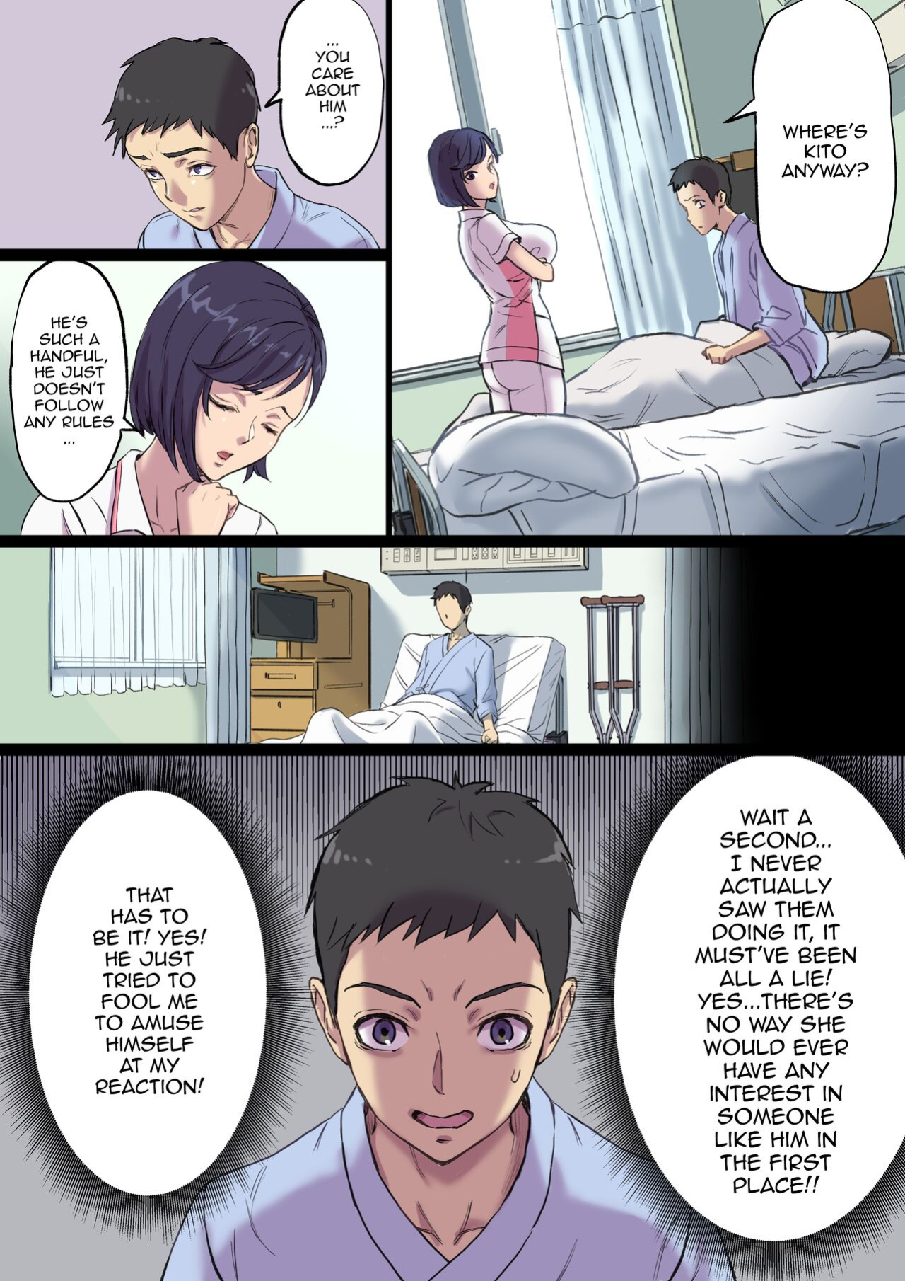 [Papuka (Shibire Hitsuji)] Zoku Tonari no Bed de Netorareru Kangoshi Jukubo / The MILF Nurse Cuckolded Gets Taken Away In The Bed Next To Mine - Continuation