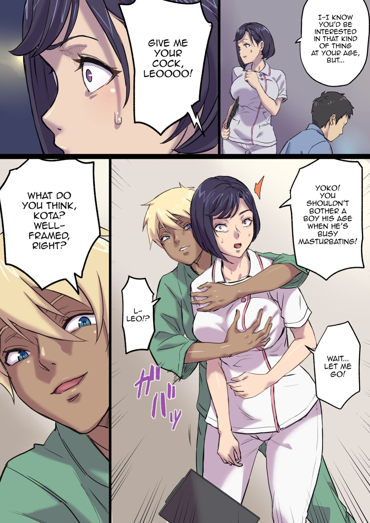 [Papuka (Shibire Hitsuji)] Zoku Tonari no Bed de Netorareru Kangoshi Jukubo / The MILF Nurse Cuckolded Gets Taken Away In The Bed Next To Mine - Continuation