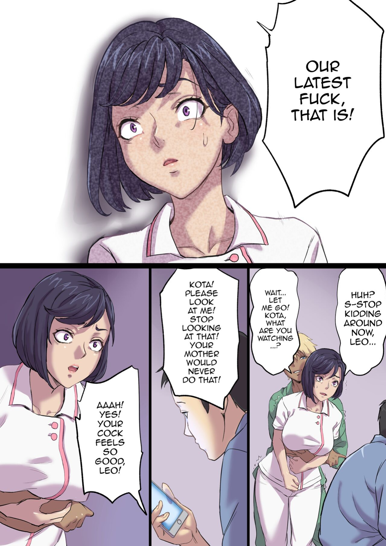 [Papuka (Shibire Hitsuji)] Zoku Tonari no Bed de Netorareru Kangoshi Jukubo / The MILF Nurse Cuckolded Gets Taken Away In The Bed Next To Mine - Continuation