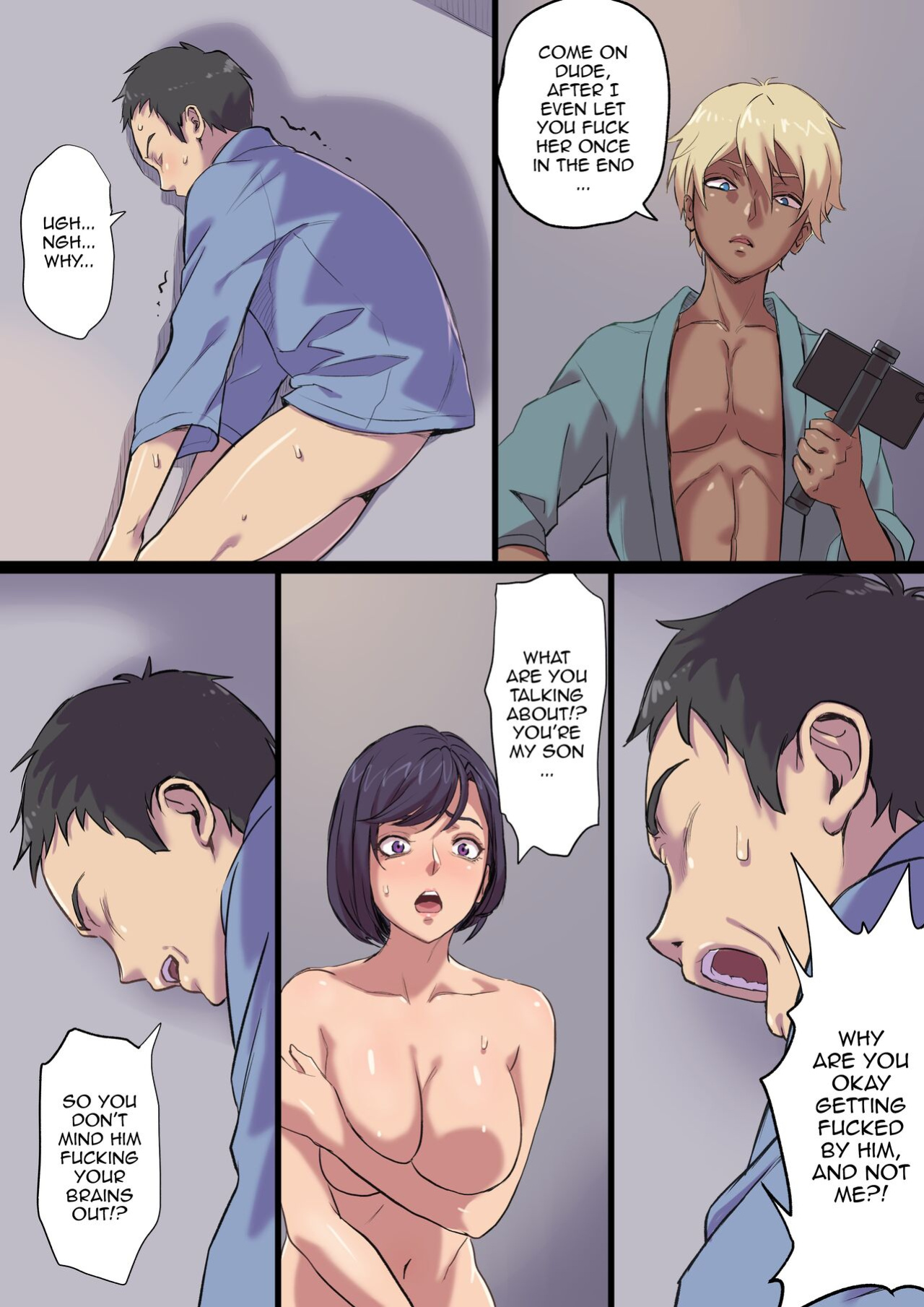 [Papuka (Shibire Hitsuji)] Zoku Tonari no Bed de Netorareru Kangoshi Jukubo / The MILF Nurse Cuckolded Gets Taken Away In The Bed Next To Mine - Continuation