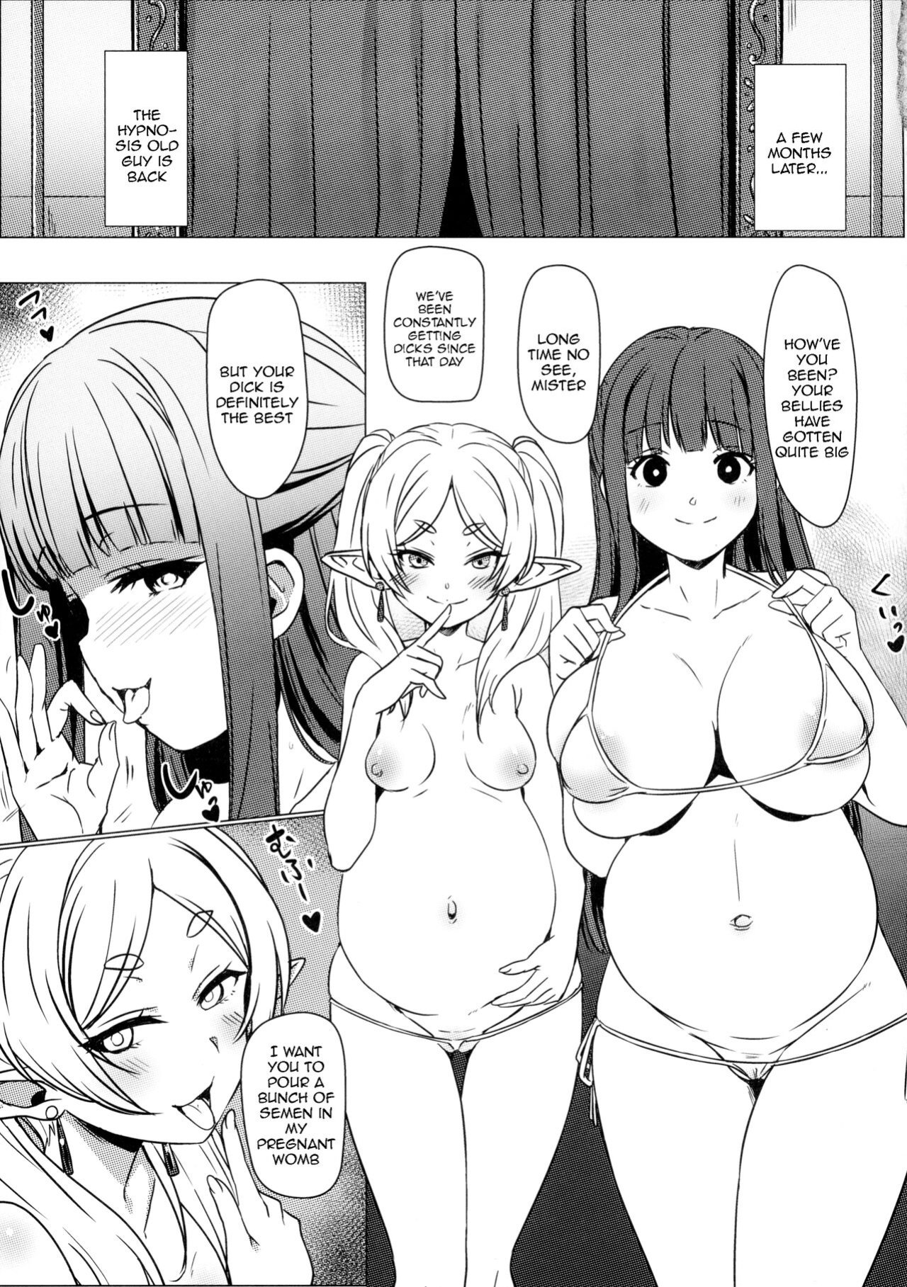 [Kaminari-Neko (Eitarou)] Isekai kara Kita Saimin Oji-san ni Tanetuke sareru Hanasi / Breed By A Guy Who Came From Another World (Sousou no Frieren)