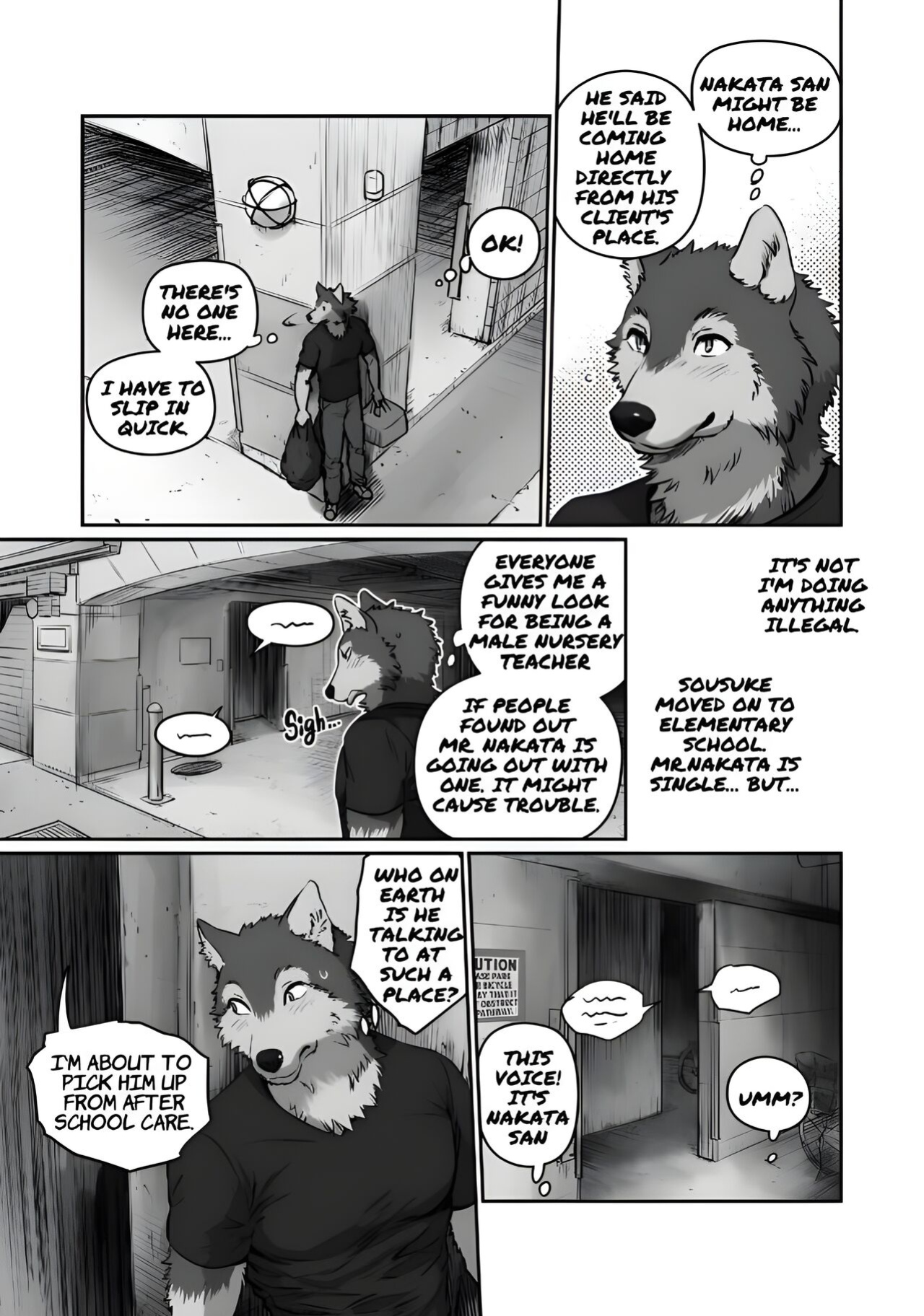 [Maririn (Korirouan)] Wolf Teacher & Tiger Daddy 1/2 HR [ENG] + Scraps