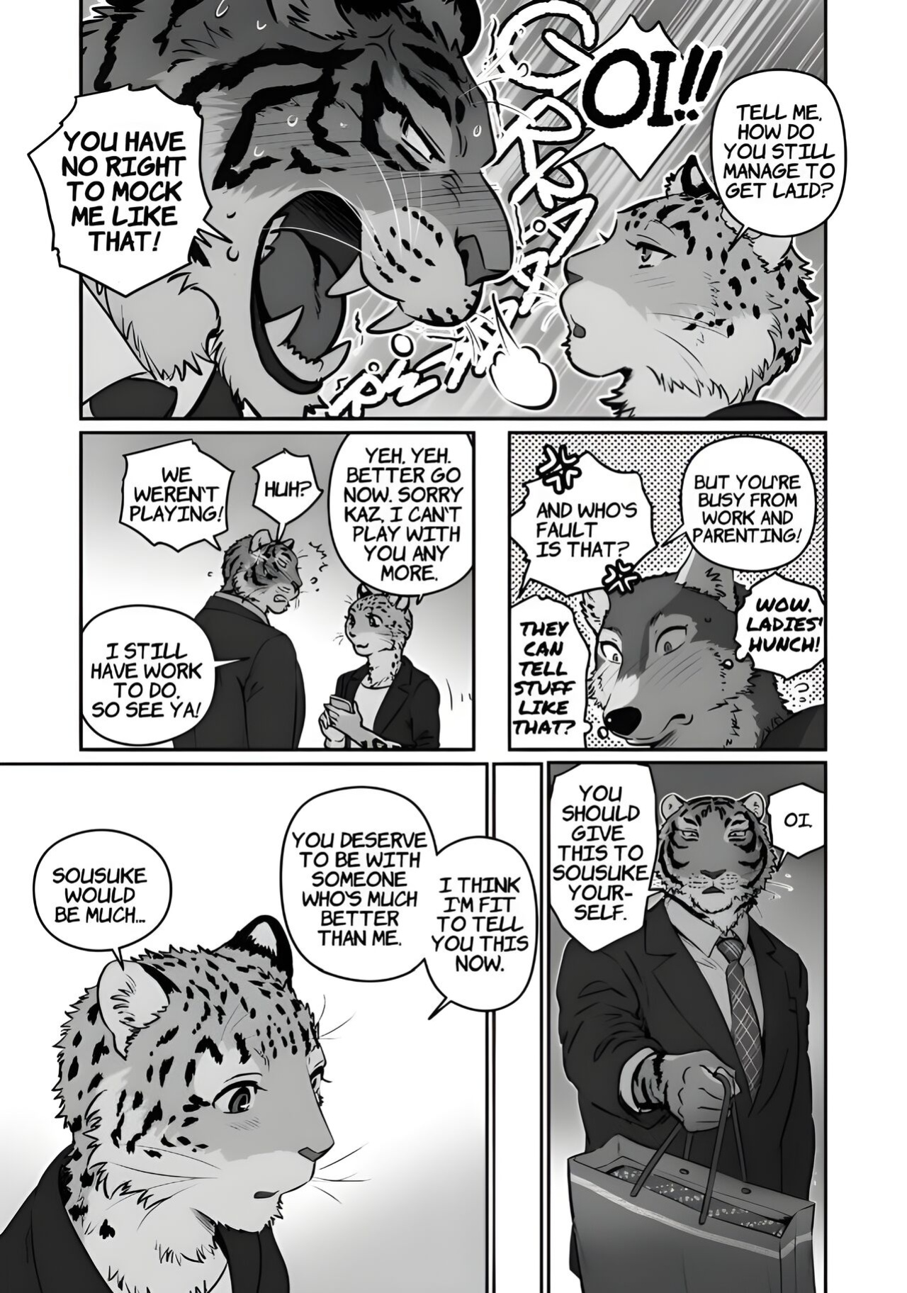 [Maririn (Korirouan)] Wolf Teacher & Tiger Daddy 1/2 HR [ENG] + Scraps