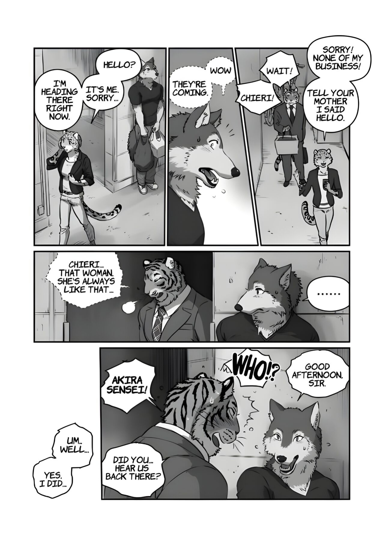 [Maririn (Korirouan)] Wolf Teacher & Tiger Daddy 1/2 HR [ENG] + Scraps