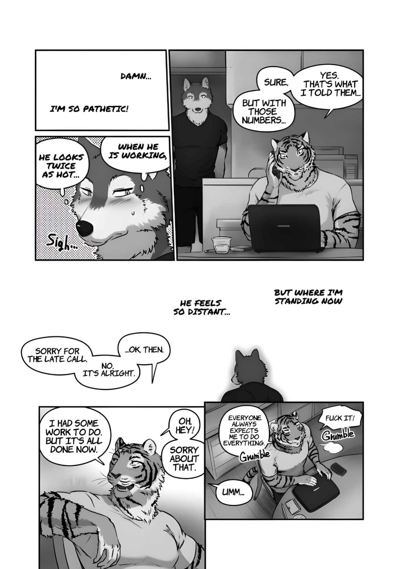 [Maririn (Korirouan)] Wolf Teacher & Tiger Daddy 1/2 HR [ENG] + Scraps