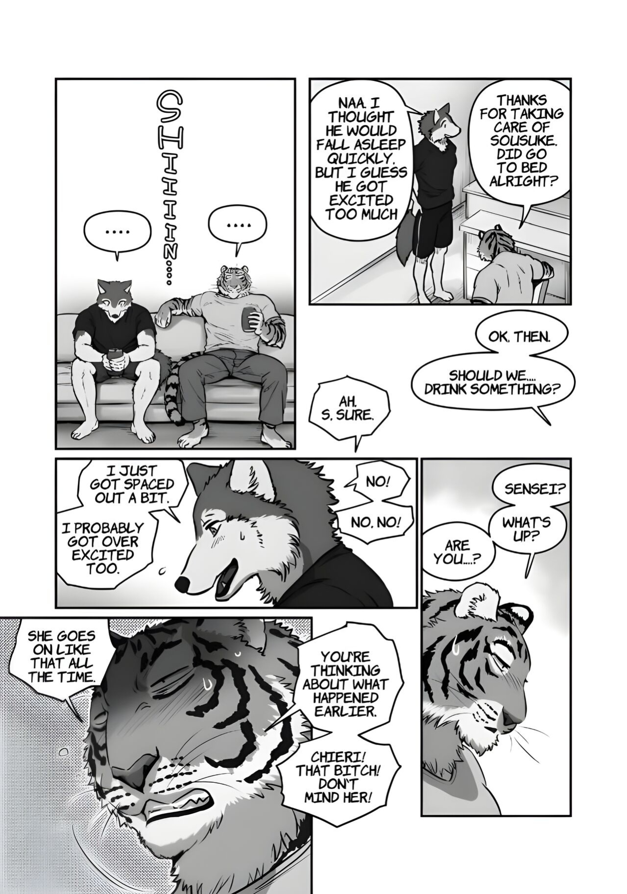 [Maririn (Korirouan)] Wolf Teacher & Tiger Daddy 1/2 HR [ENG] + Scraps