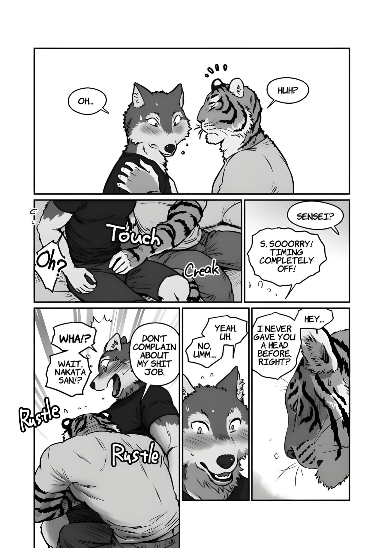 [Maririn (Korirouan)] Wolf Teacher & Tiger Daddy 1/2 HR [ENG] + Scraps