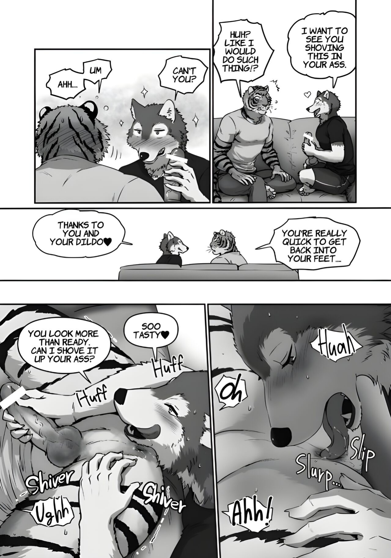 [Maririn (Korirouan)] Wolf Teacher & Tiger Daddy 1/2 HR [ENG] + Scraps
