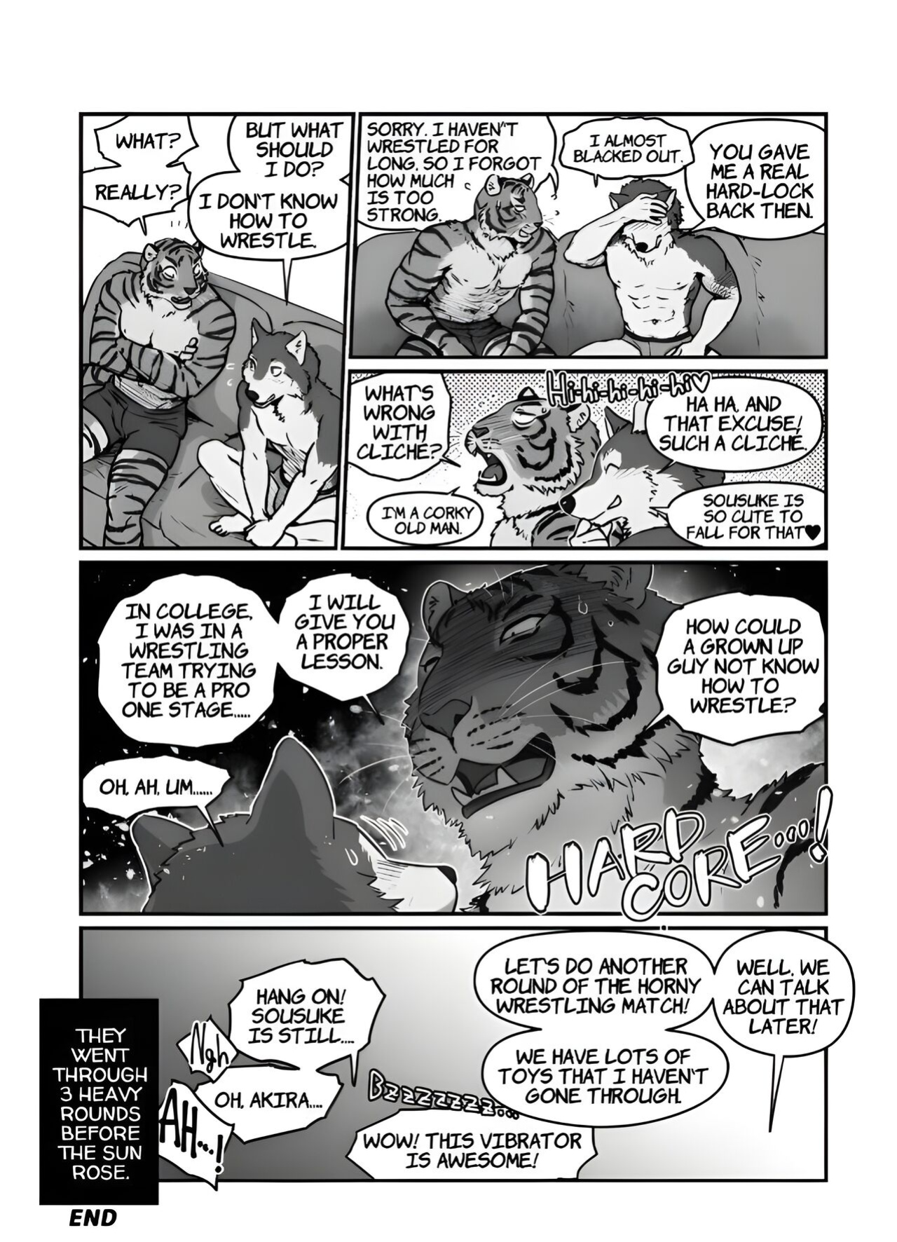 [Maririn (Korirouan)] Wolf Teacher & Tiger Daddy 1/2 HR [ENG] + Scraps