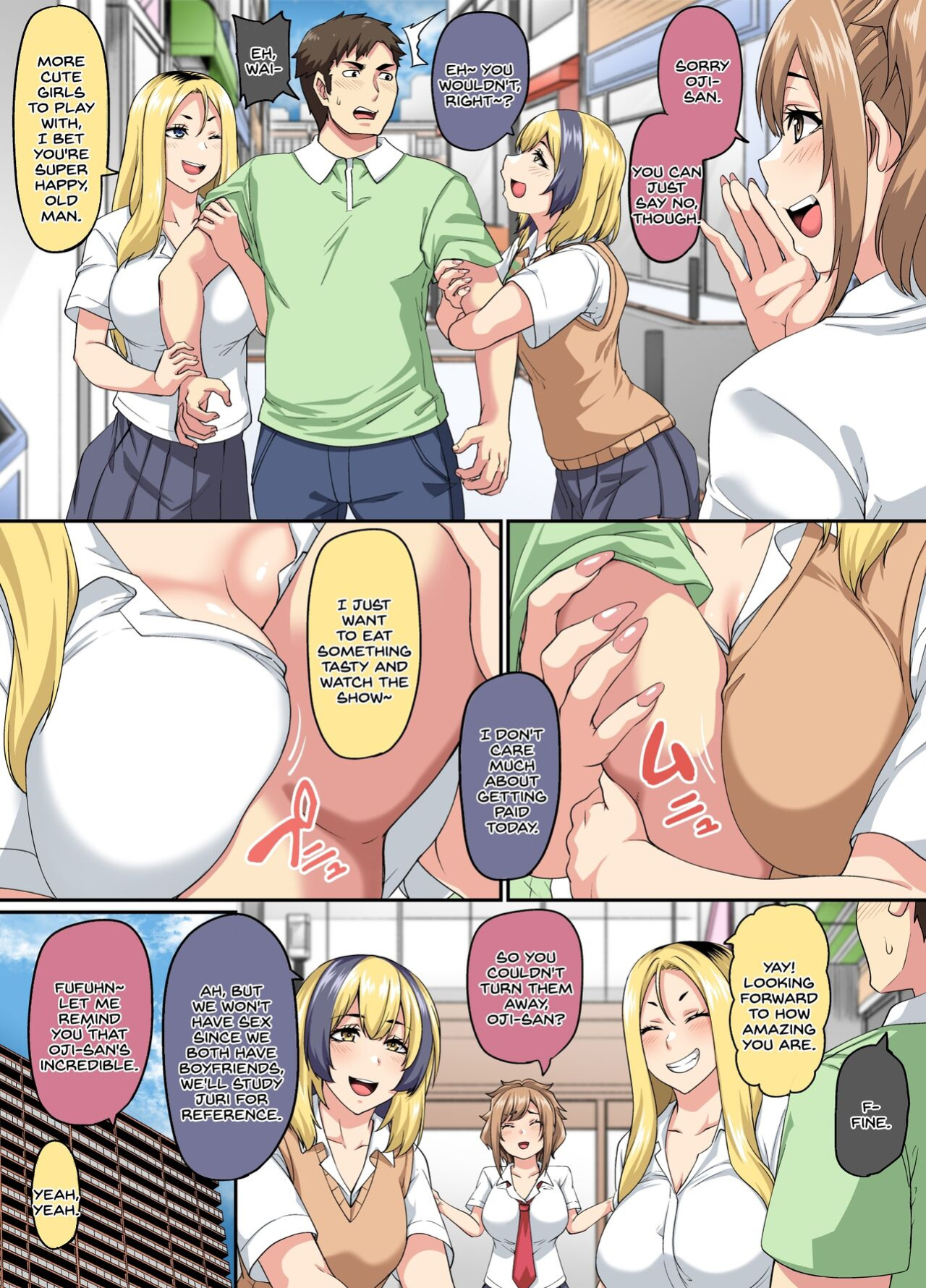 [Tiramisu Tart (Kazuhiro)] Papakatsu SeFri Gal ga Tomodachi o Tsurete kita node Kuttetara Gyaku ni Kakomare Yowasare Shiboritorare Ie o Yaribeya Atsukai sareru Hanashi [SDTLs]