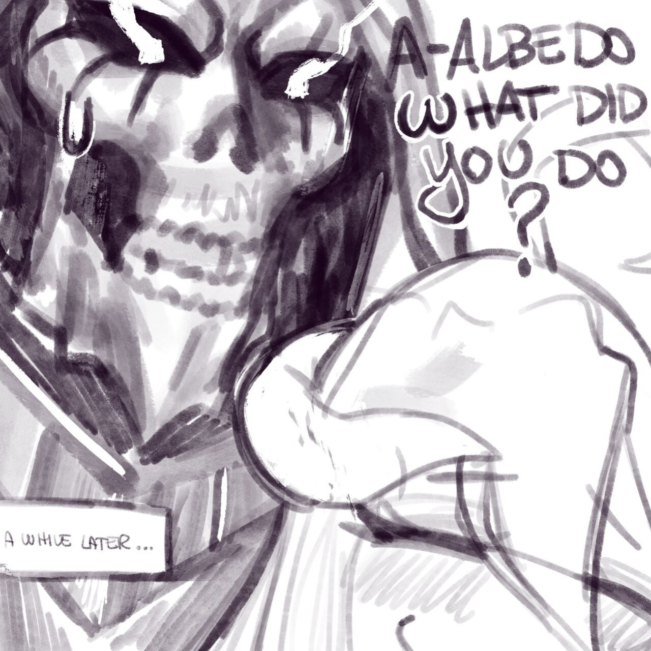 [Liuskin] Albedo Couldn't Take It Anymore (Overlord)
