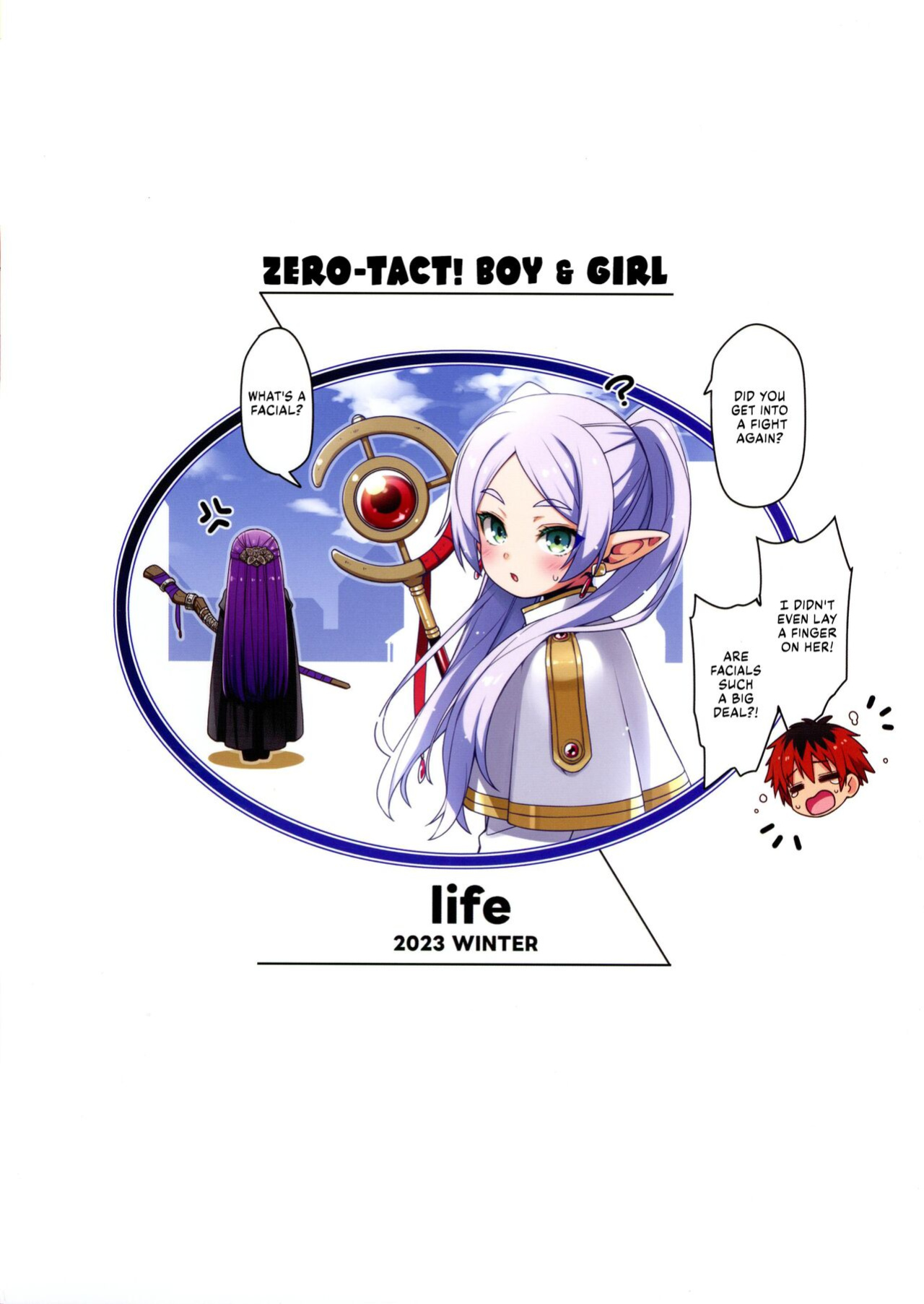 (C103) [life (Haga Yui)] Zero★Tact! Boy & Girl (Sousou no Frieren) [Fap It Scans]