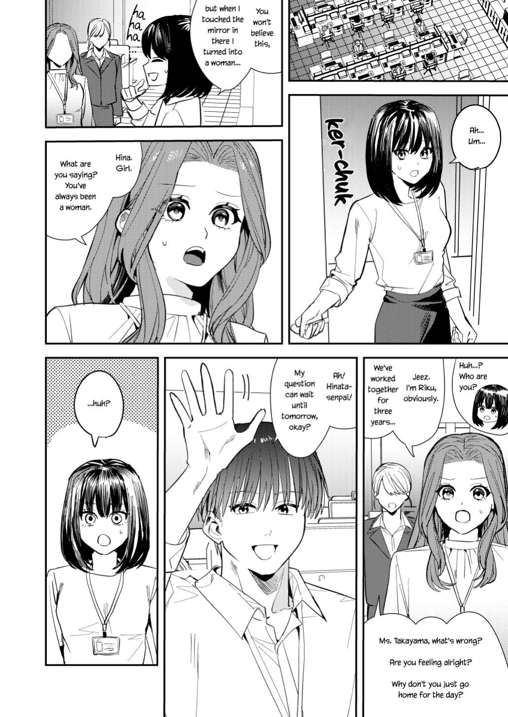 [TSF Mousou Chikusekijo (Minaduki Nanana, Betty)] Ore wa Kagami no Kuni de Onna ni Kawaru ~Seibetsu Hanten Sekai de Onna no Kaikan o Musaboru Hanashi~ {Sankaku}