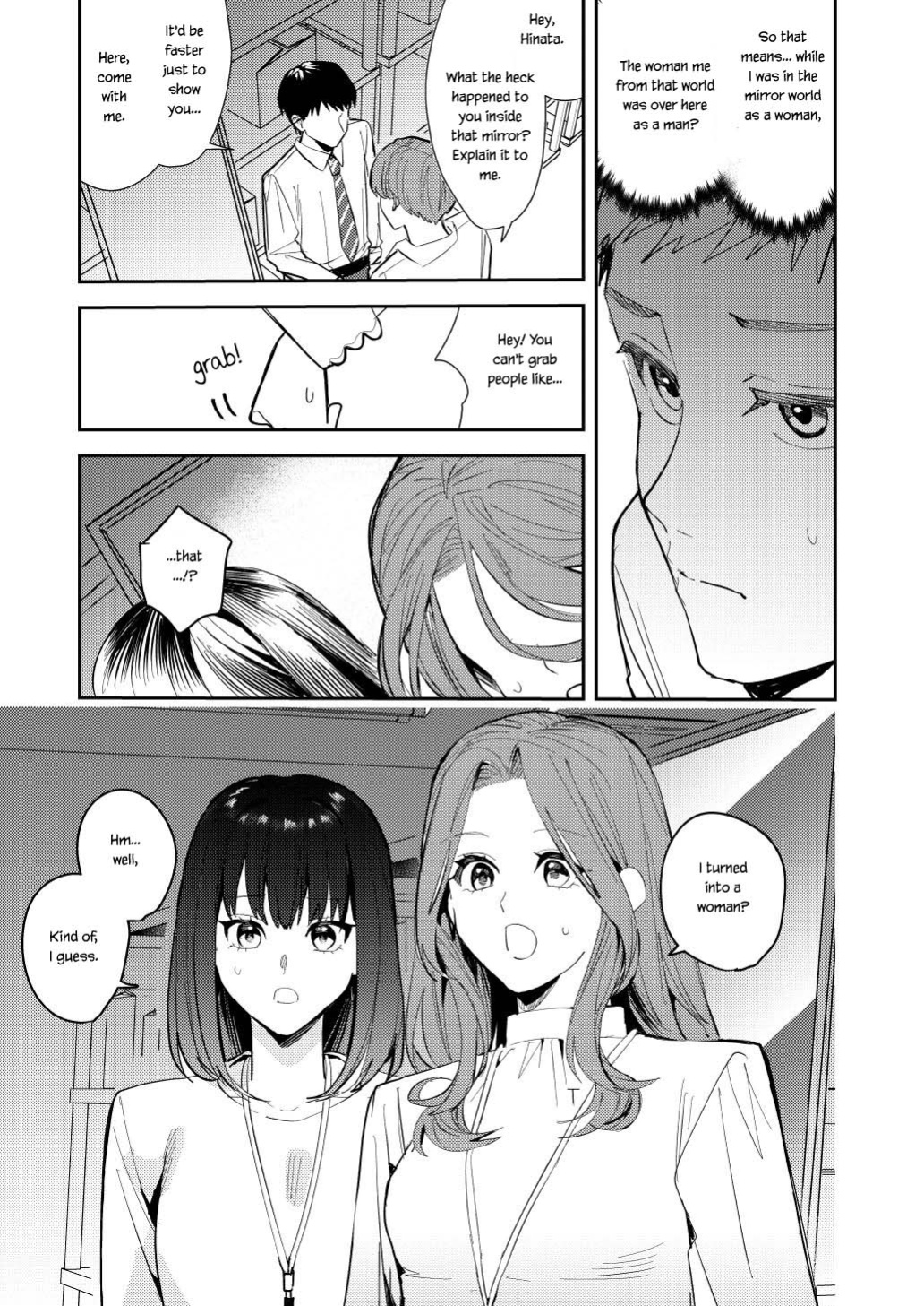 [TSF Mousou Chikusekijo (Minaduki Nanana, Betty)] Ore wa Kagami no Kuni de Onna ni Kawaru ~Seibetsu Hanten Sekai de Onna no Kaikan o Musaboru Hanashi~ {Sankaku}