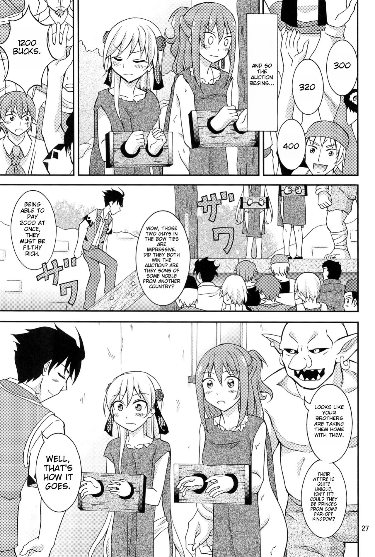 (C94) [Nihon Dandy (Matsuno Susumu)] Isekai de Dorei Ichi ni Urareru JK Heroine [ichigoreader]