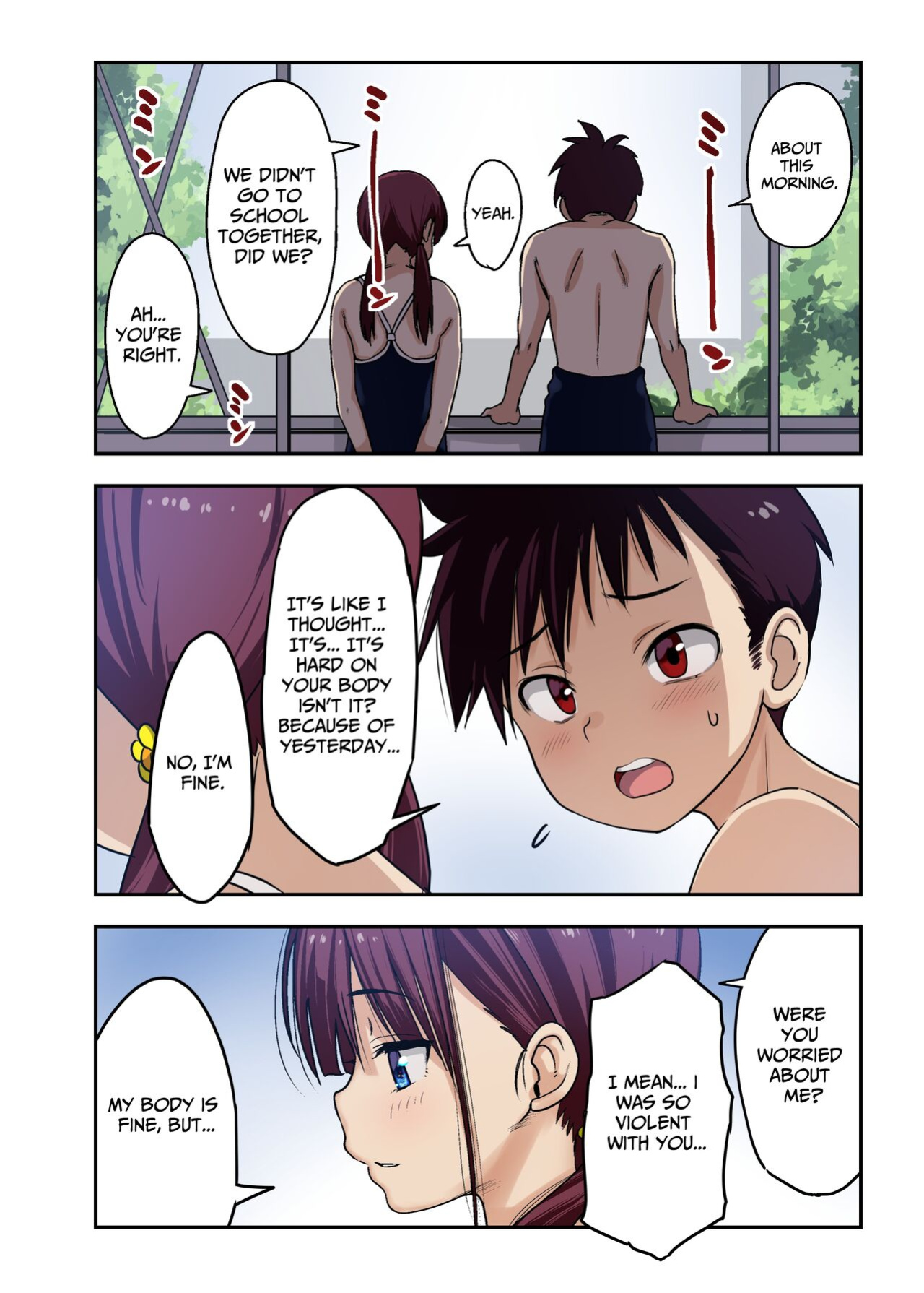 [Himawari Hanabi (Wakana Hanabi)] Osananajimi to H Shita Yokujitsu | The Day After I Banged My Childhood Friend [Benri]