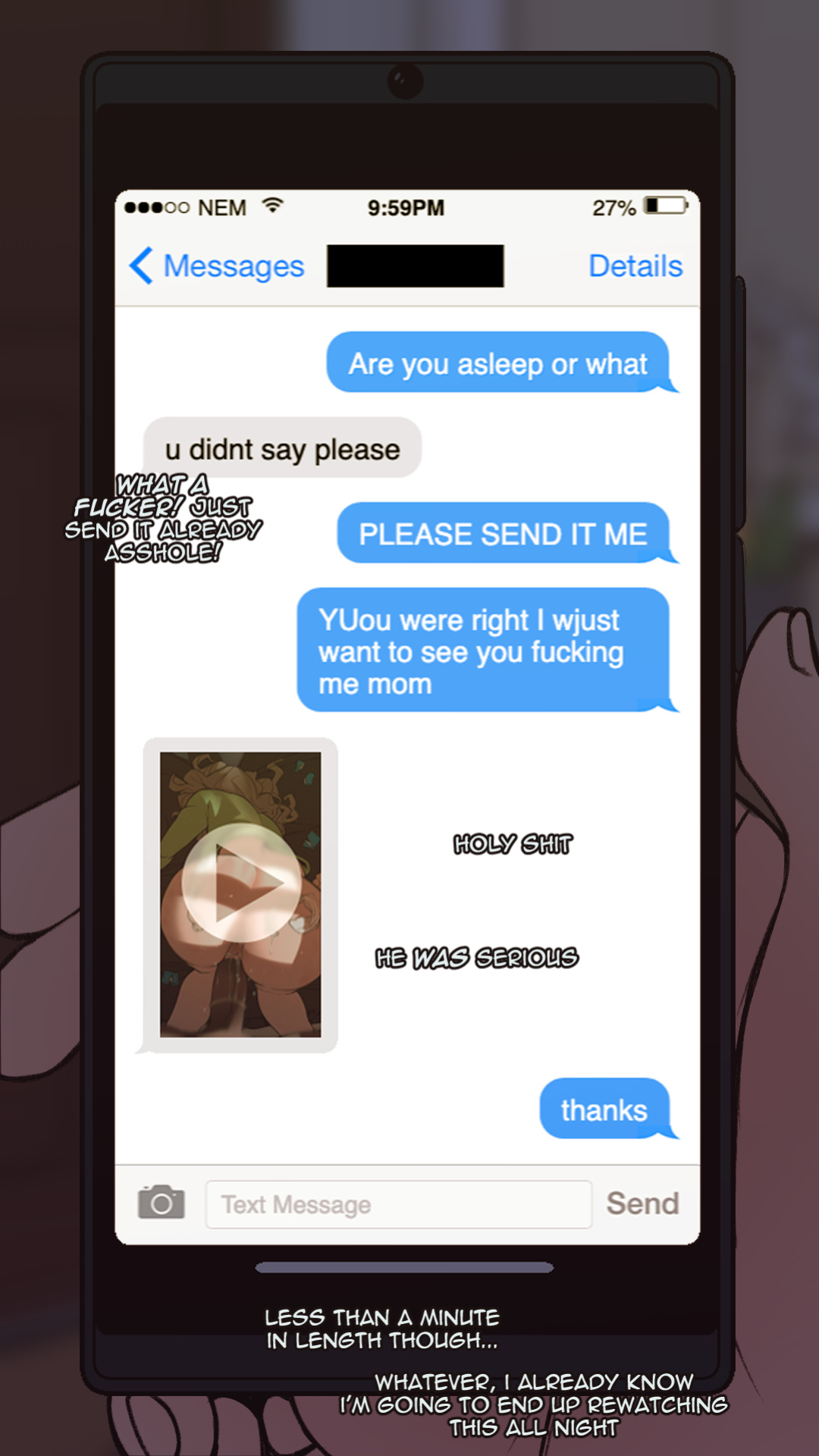 [Not Enough Milk] Mom deals with my Bully