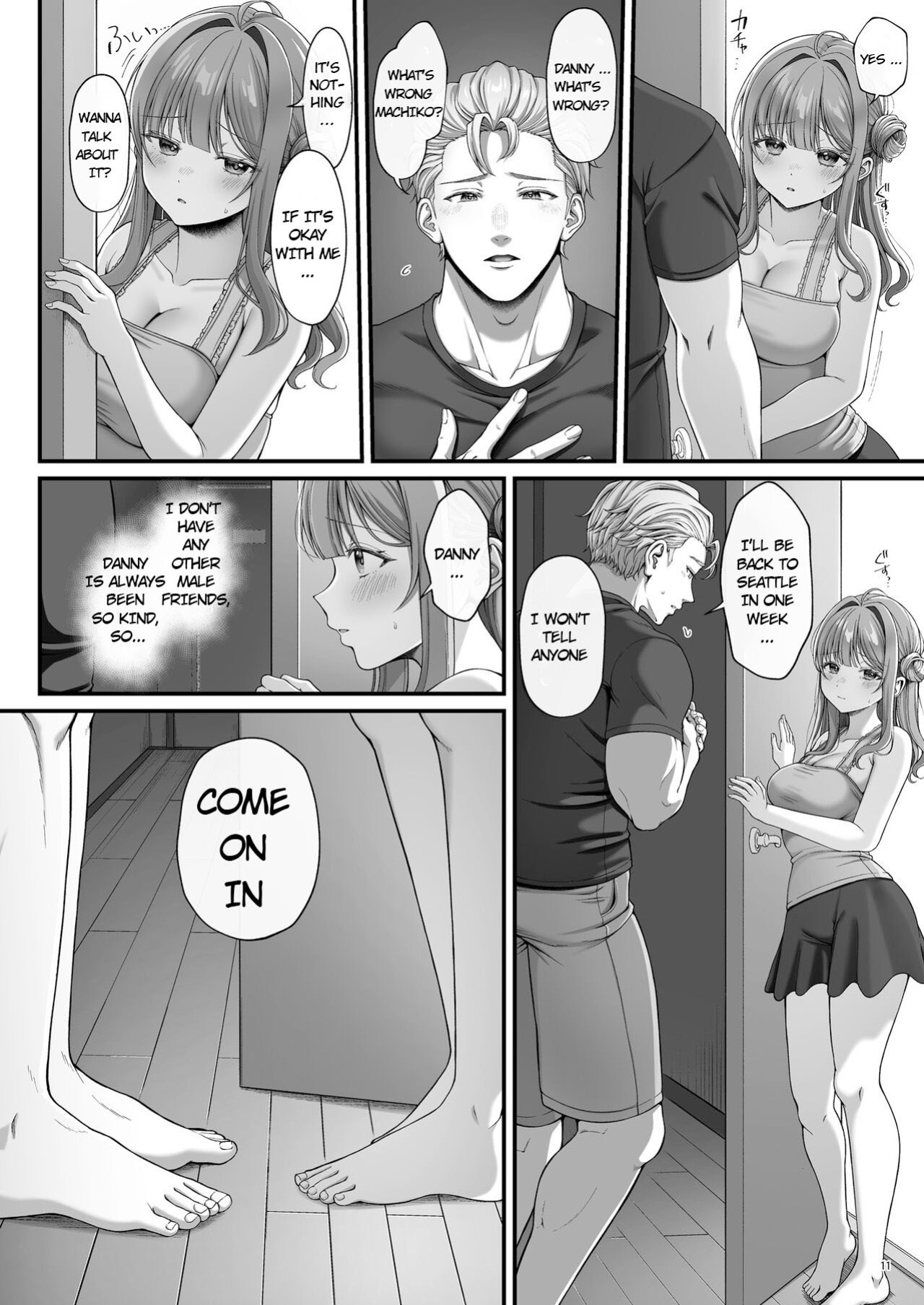 [diletta (nama)] Summer Time Homestay ni Kita Dekachin Ryuugakusei ni Kaihatsu sareta Shojo