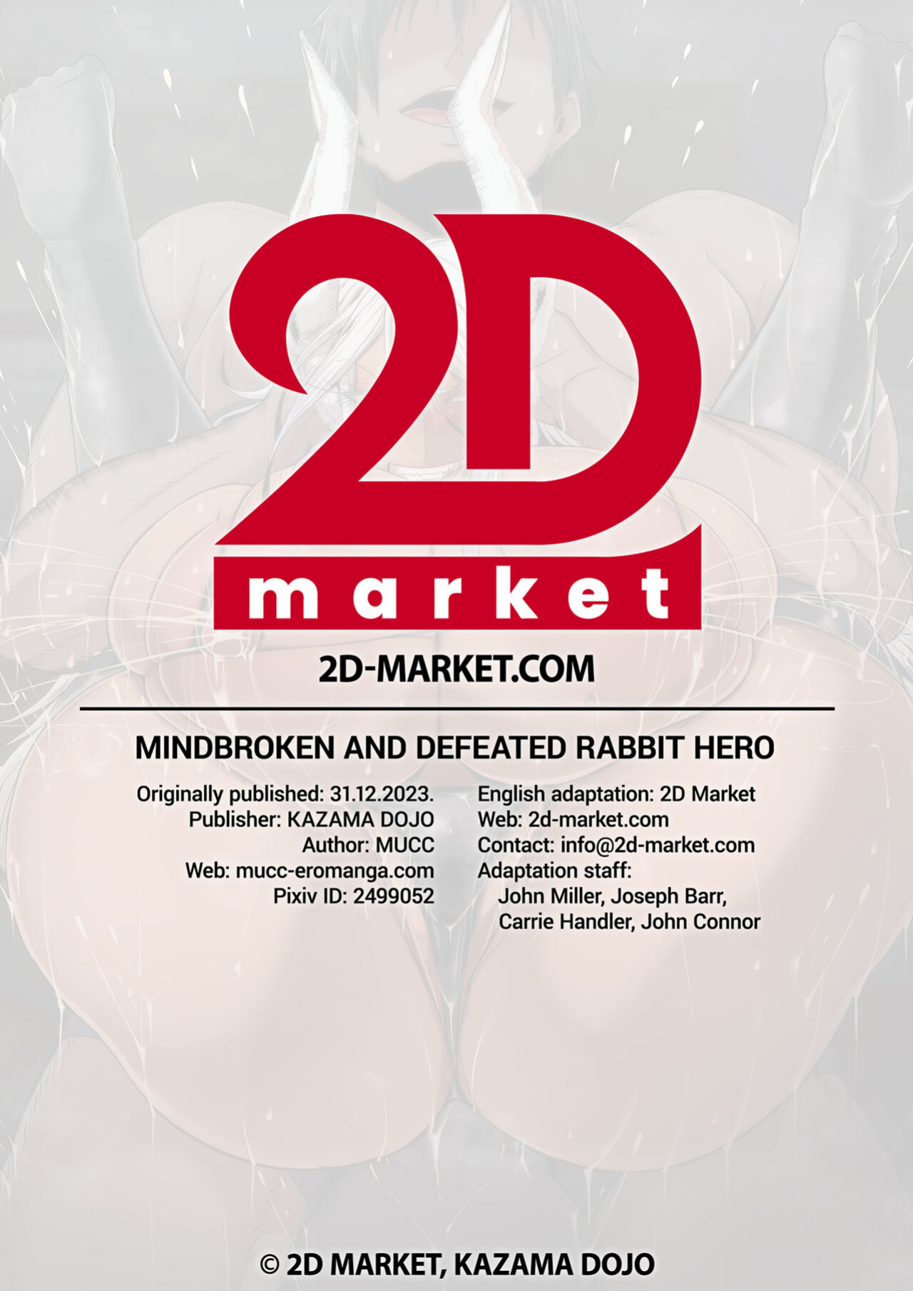 (C103) [KAZAMA DoJo (Mucc)] Sennou Haiboku Rabbit Hero | Mindbroken and Defeated Rabbit Hero (Boku no Hero Academia)