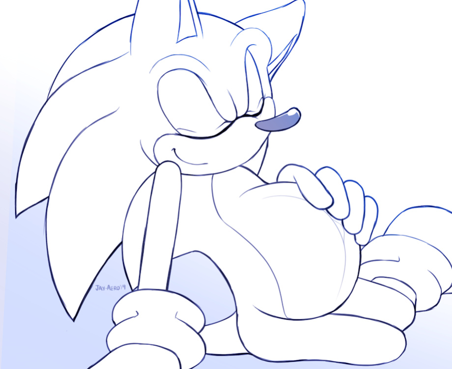 JayAero/BlueSeaMoon's Sonic Mpreg Art