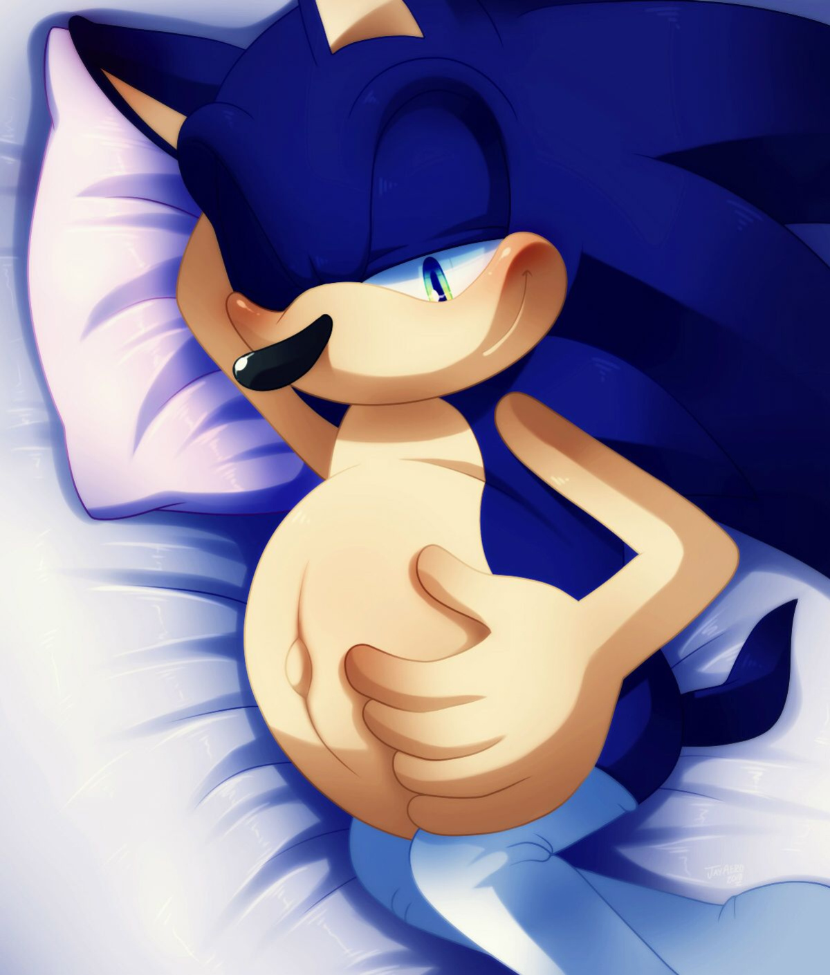 JayAero/BlueSeaMoon's Sonic Mpreg Art