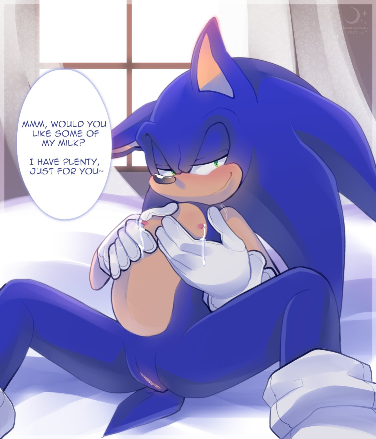JayAero/BlueSeaMoon's Sonic Mpreg Art