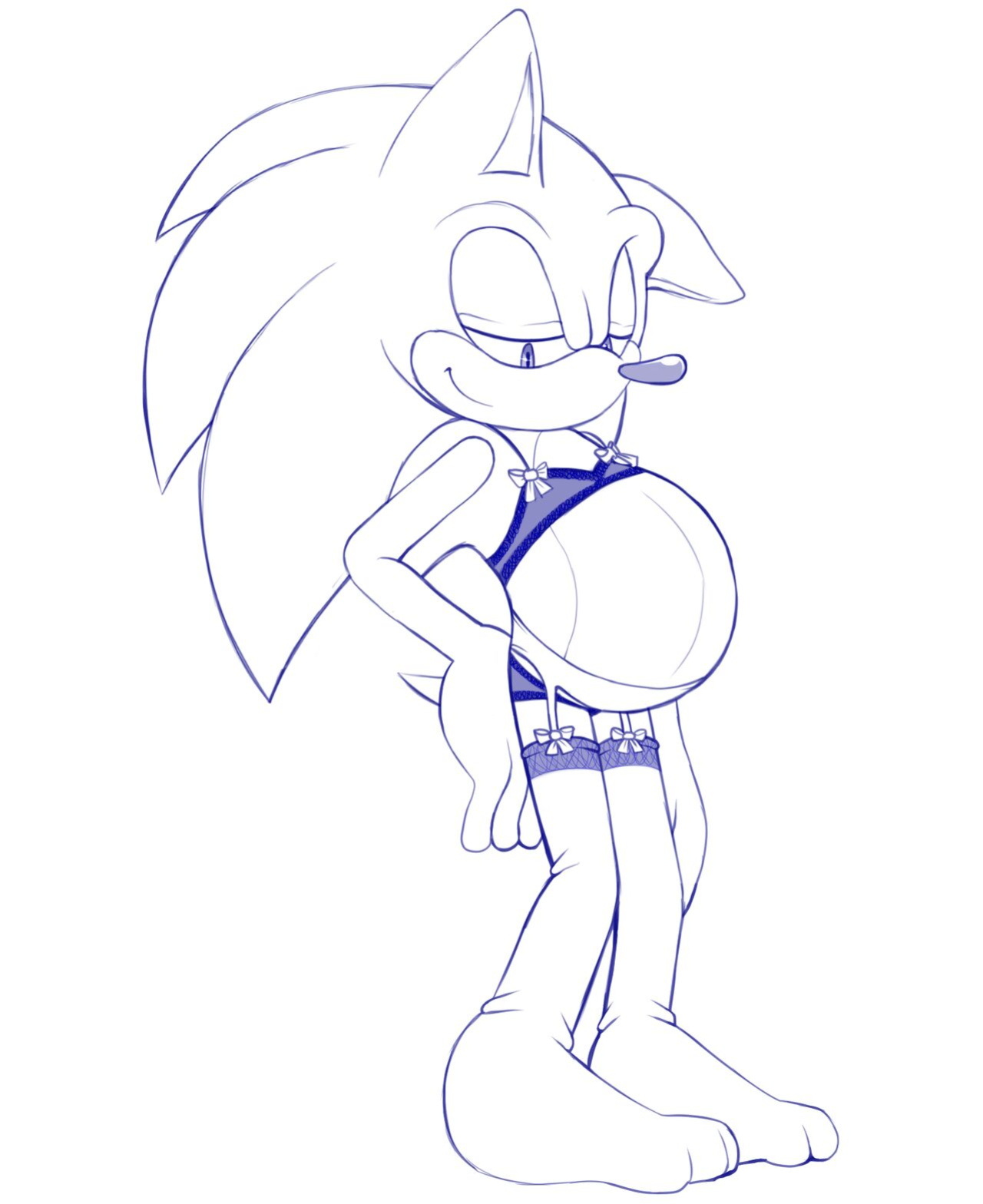JayAero/BlueSeaMoon's Sonic Mpreg Art