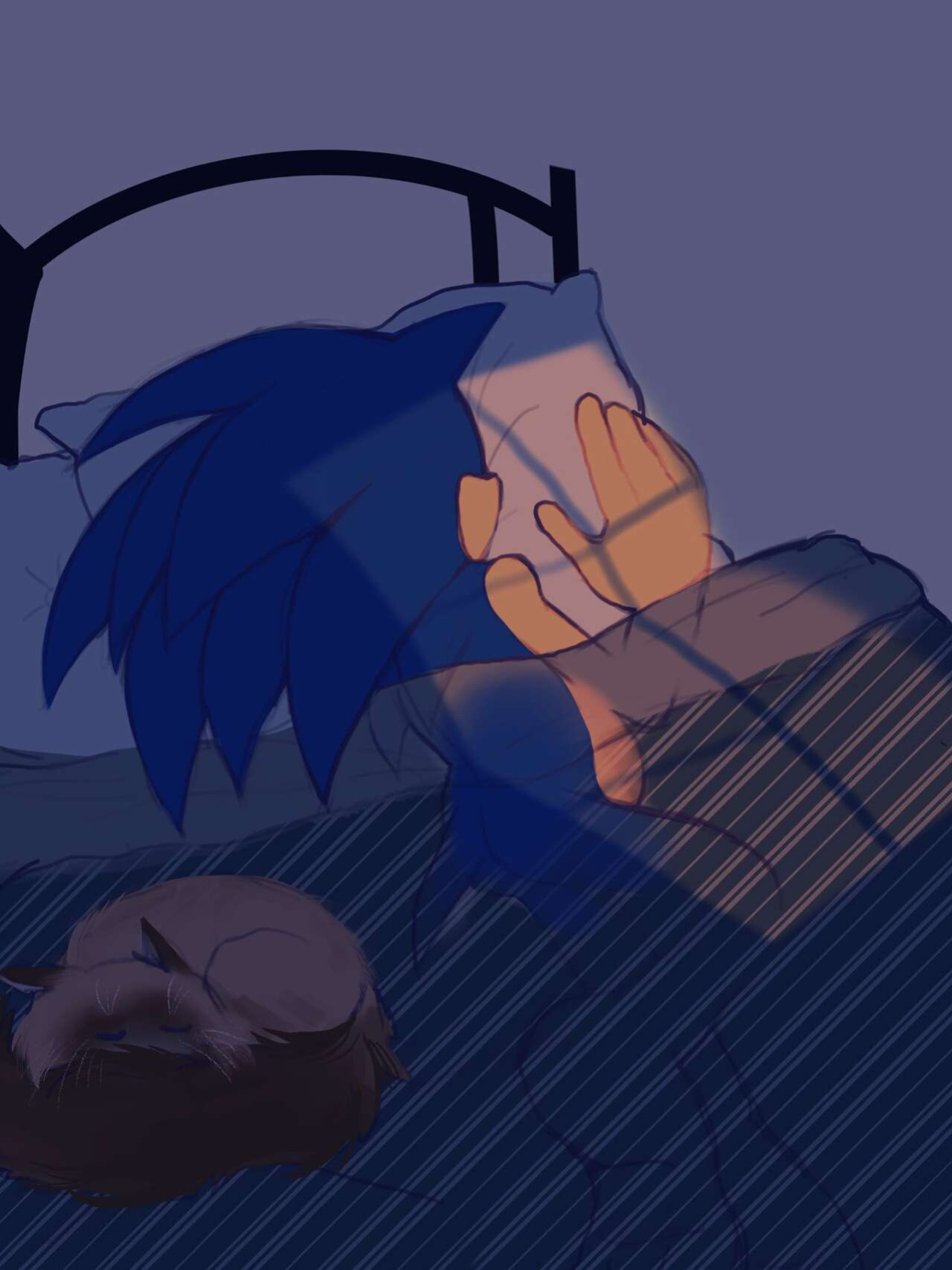 JayAero/BlueSeaMoon's Sonic Mpreg Art