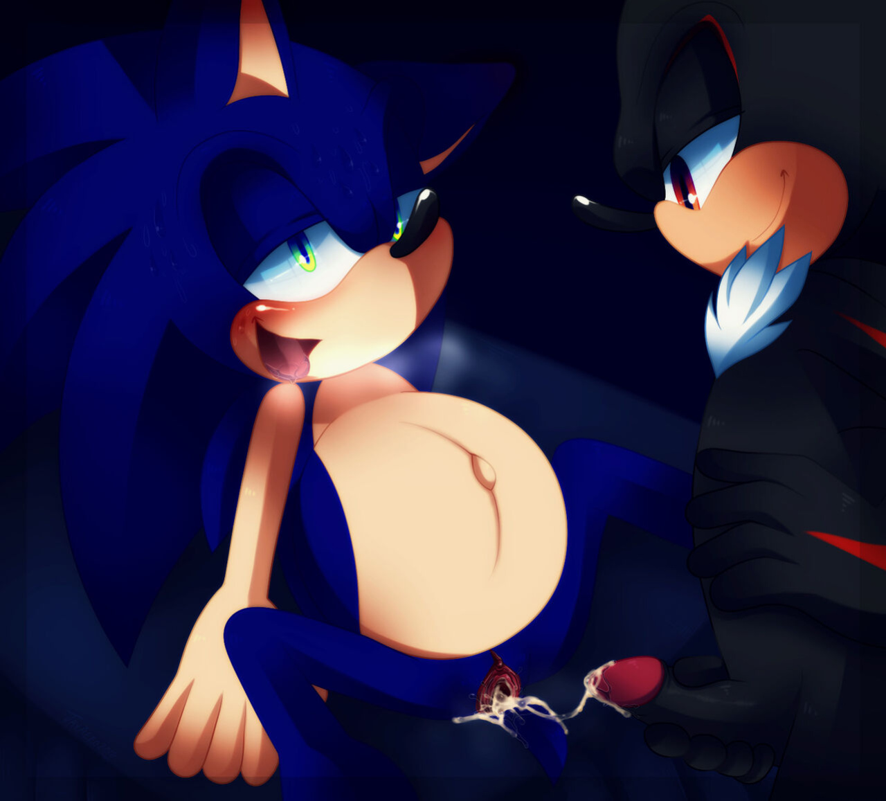 JayAero/BlueSeaMoon's Sonic Mpreg Art