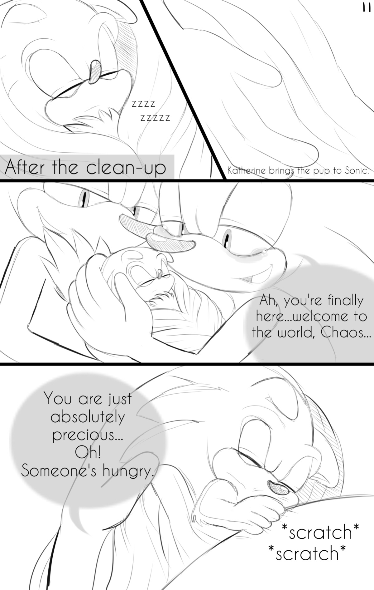 JayAero/BlueSeaMoon's Sonic Mpreg Art