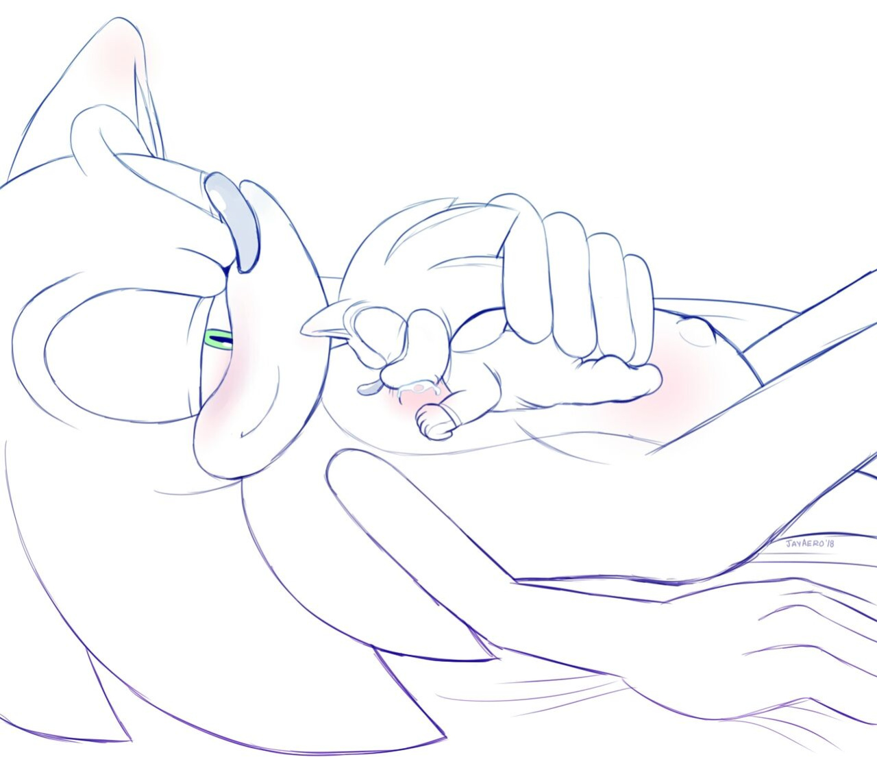 JayAero/BlueSeaMoon's Sonic Mpreg Art