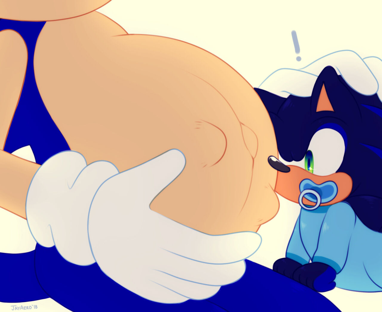 JayAero/BlueSeaMoon's Sonic Mpreg Art