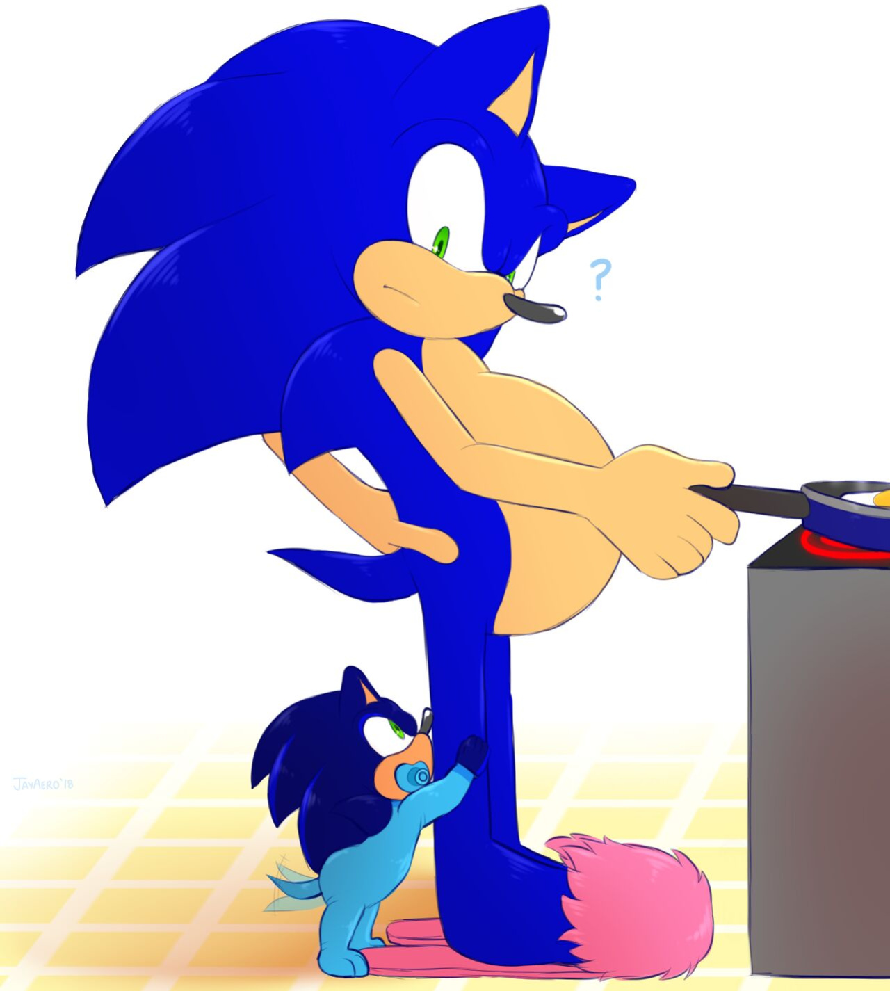 JayAero/BlueSeaMoon's Sonic Mpreg Art